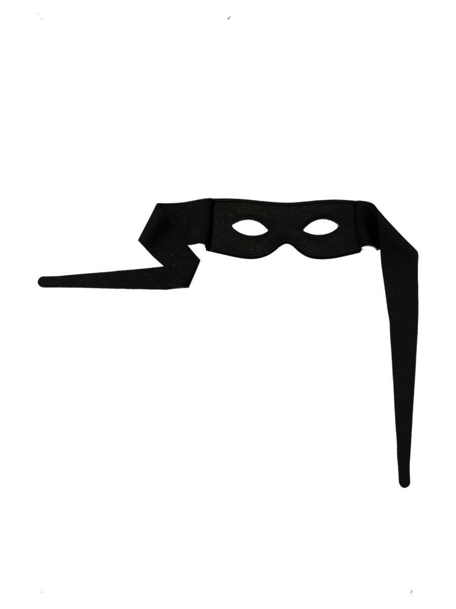 Bandit Eyemask and Tie Scarf, Black - 3