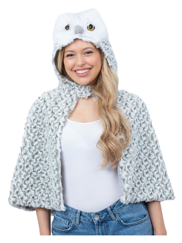 Deluxe Baby Owl Plush Cape, Adult - 2