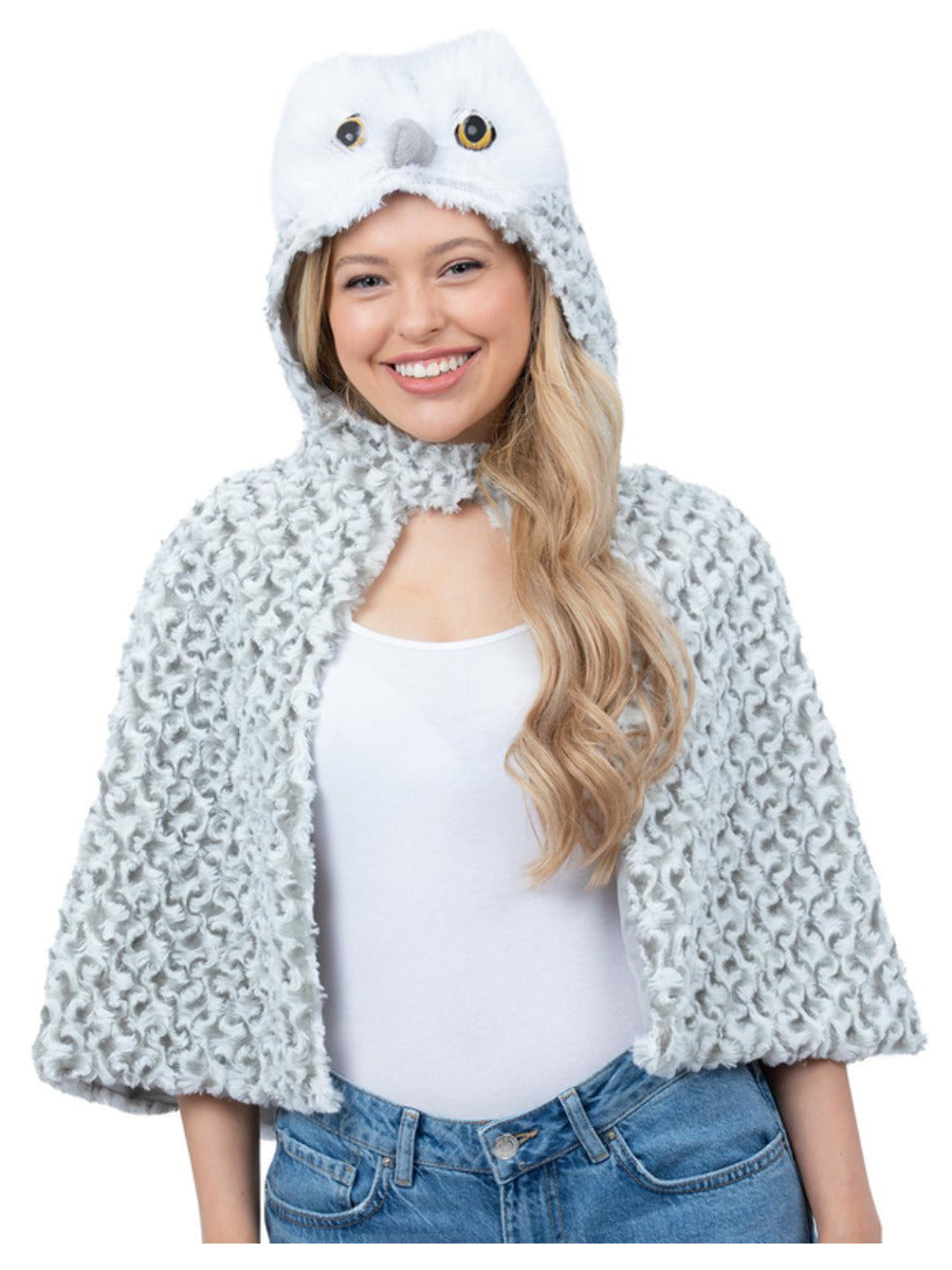 Deluxe Baby Owl Plush Cape, Adult - 1