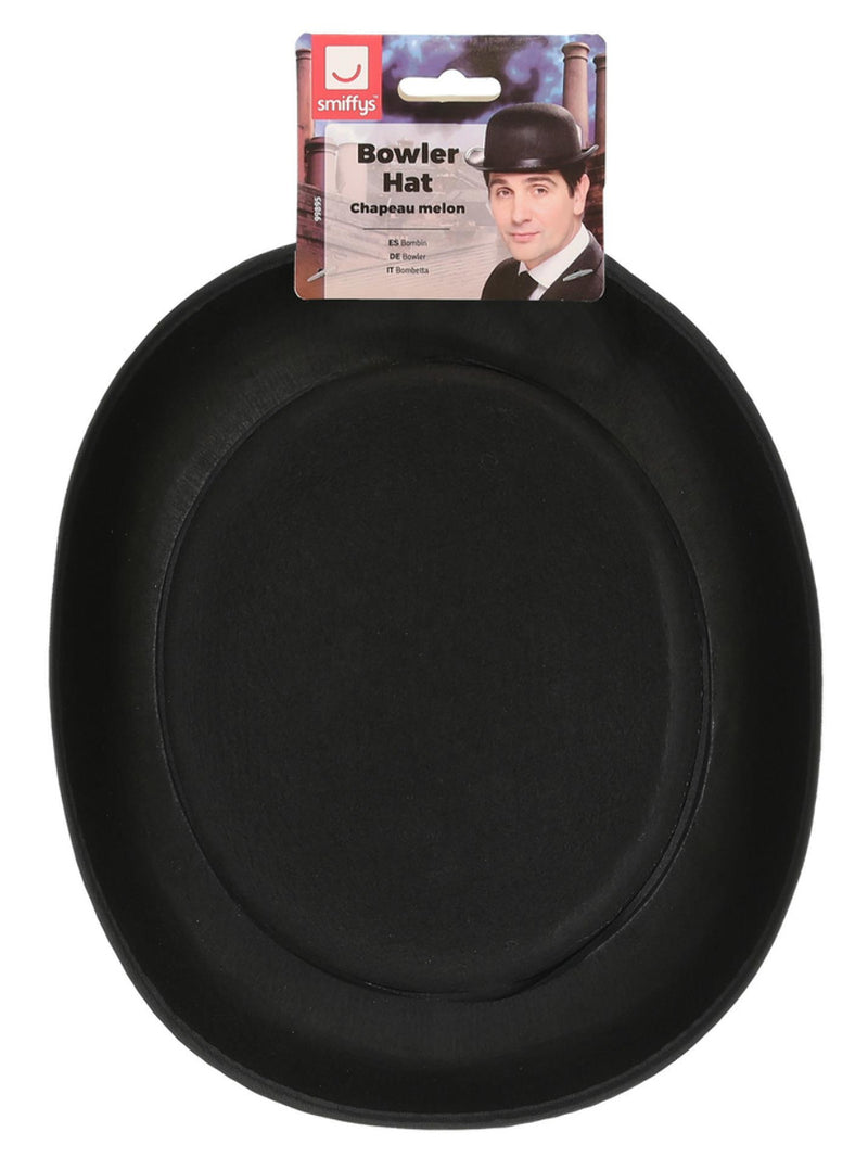 Bowler Hat, Black - 3