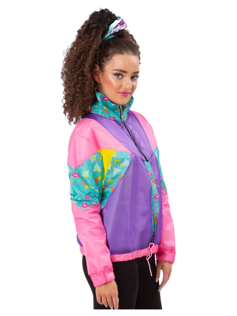 Ladies 80s Pastel Windbreaker Jacket - 3