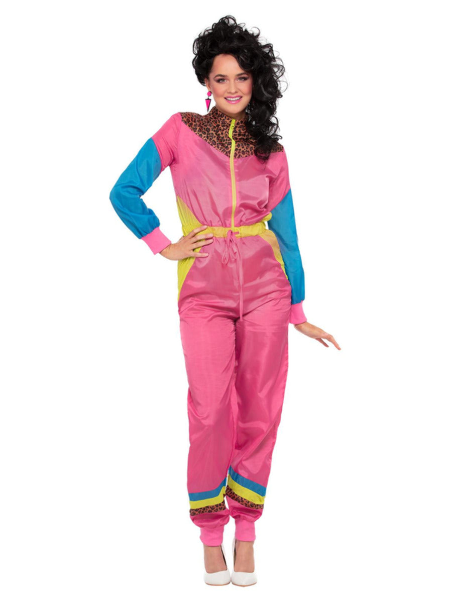 80s Colour Block Ski Shell Suit Costume - 3