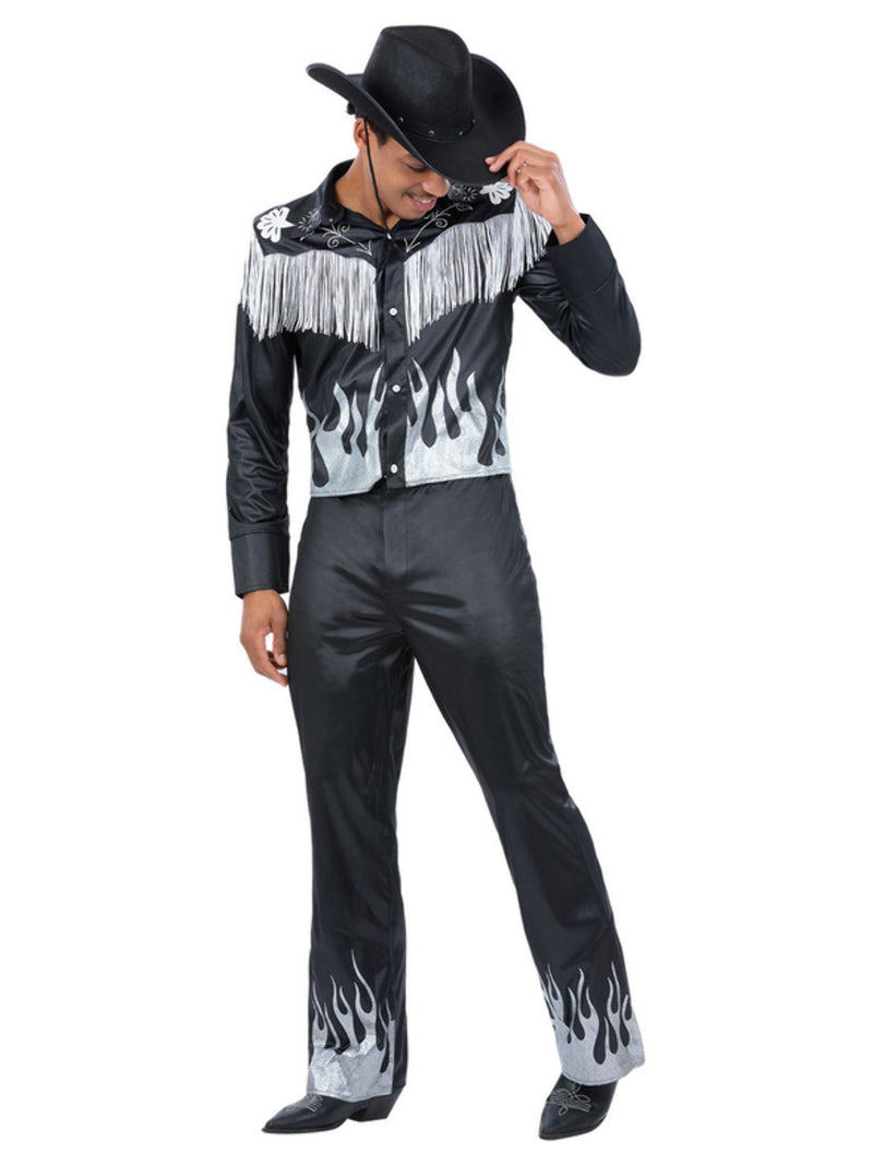 Black Glamorous Cowboy Costume - 3