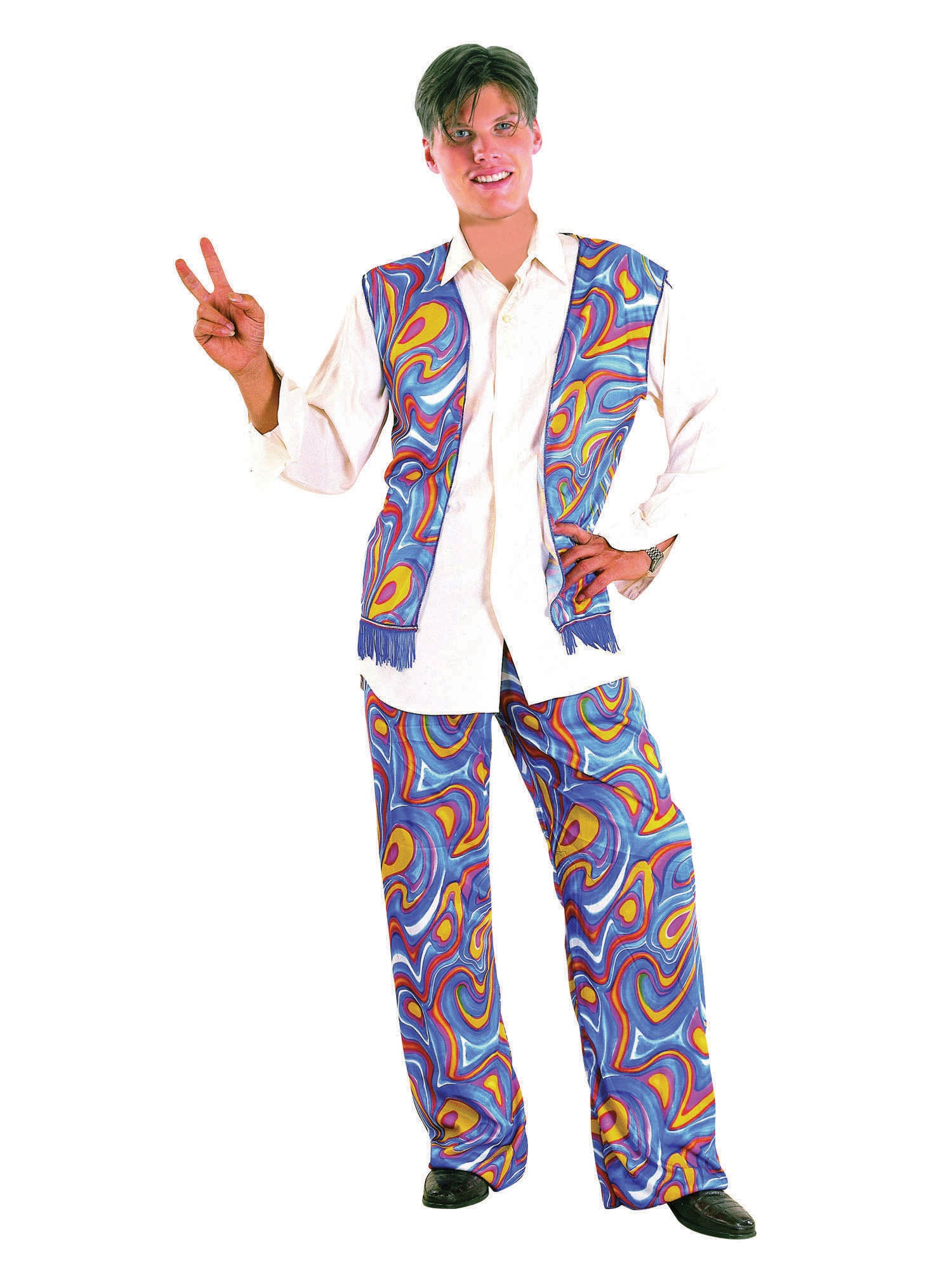Flower Power HippyMan Costume