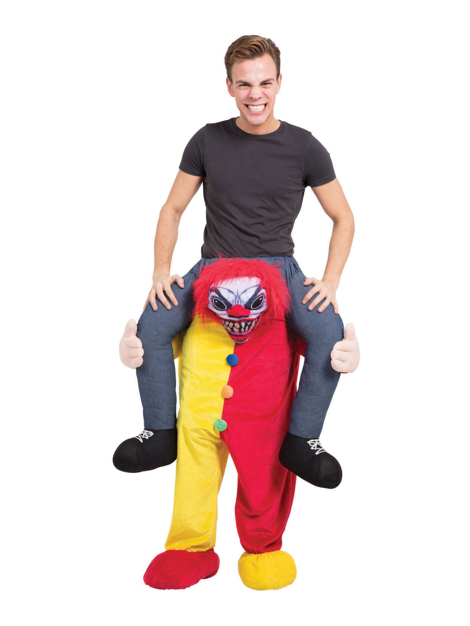 Scary Clown Piggy Back Costume