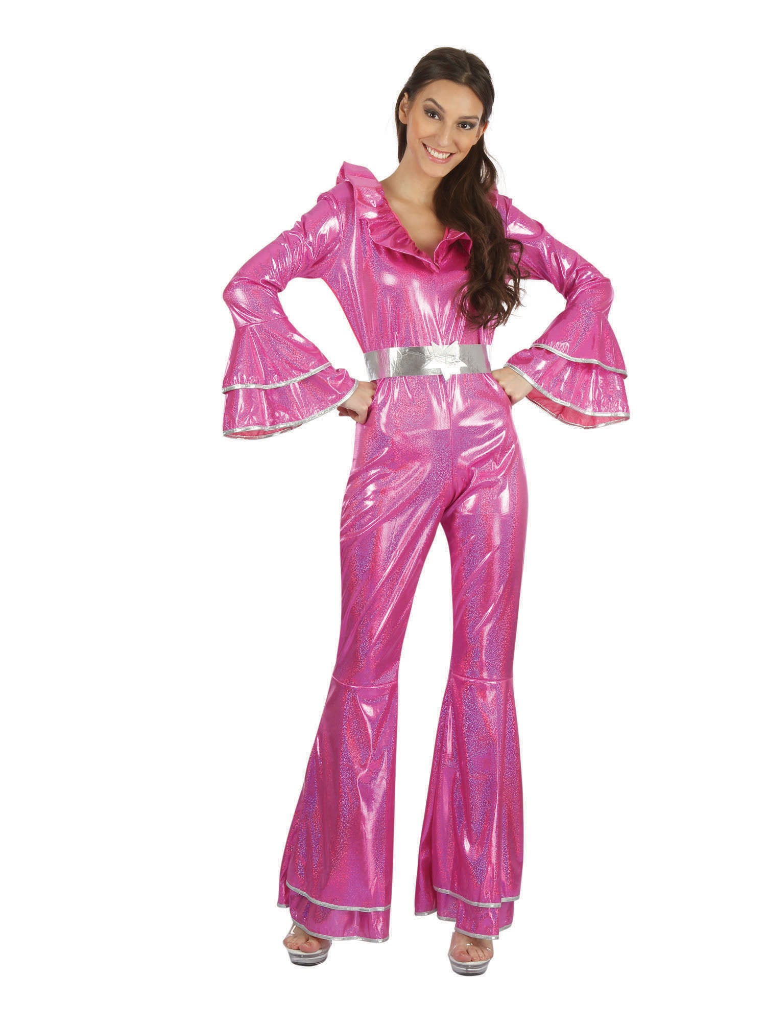 Disco Jumpsuit Pink Female