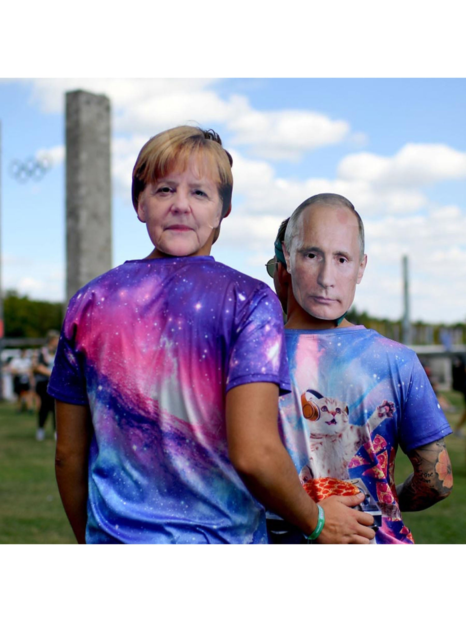 Angela Merkel Celebrity Face Mask