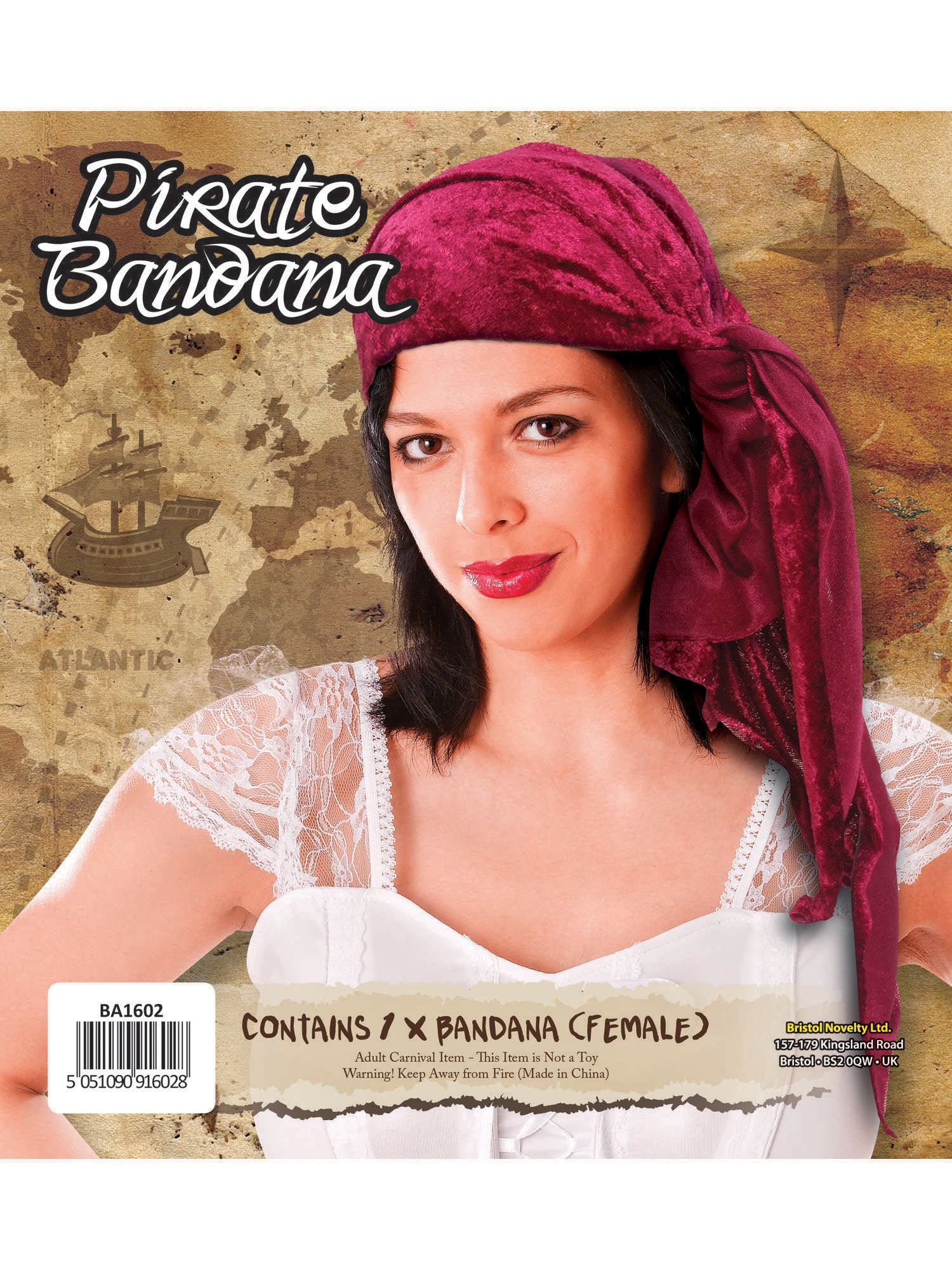 Pirate Bandana Velvet (Female)