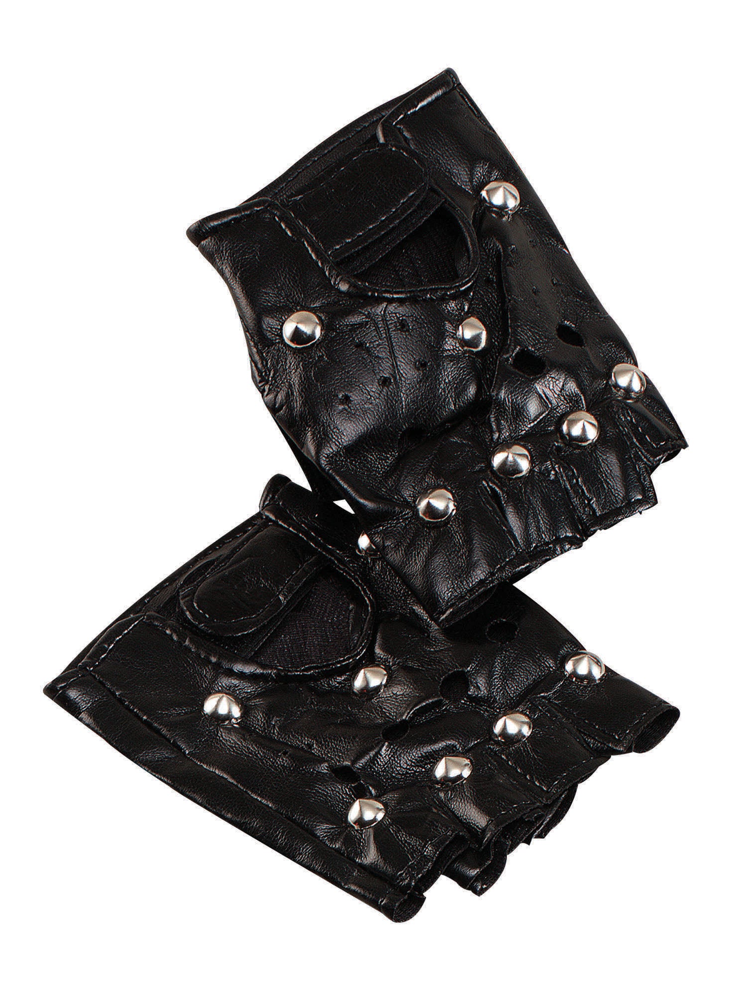 Studded Punk Gloves