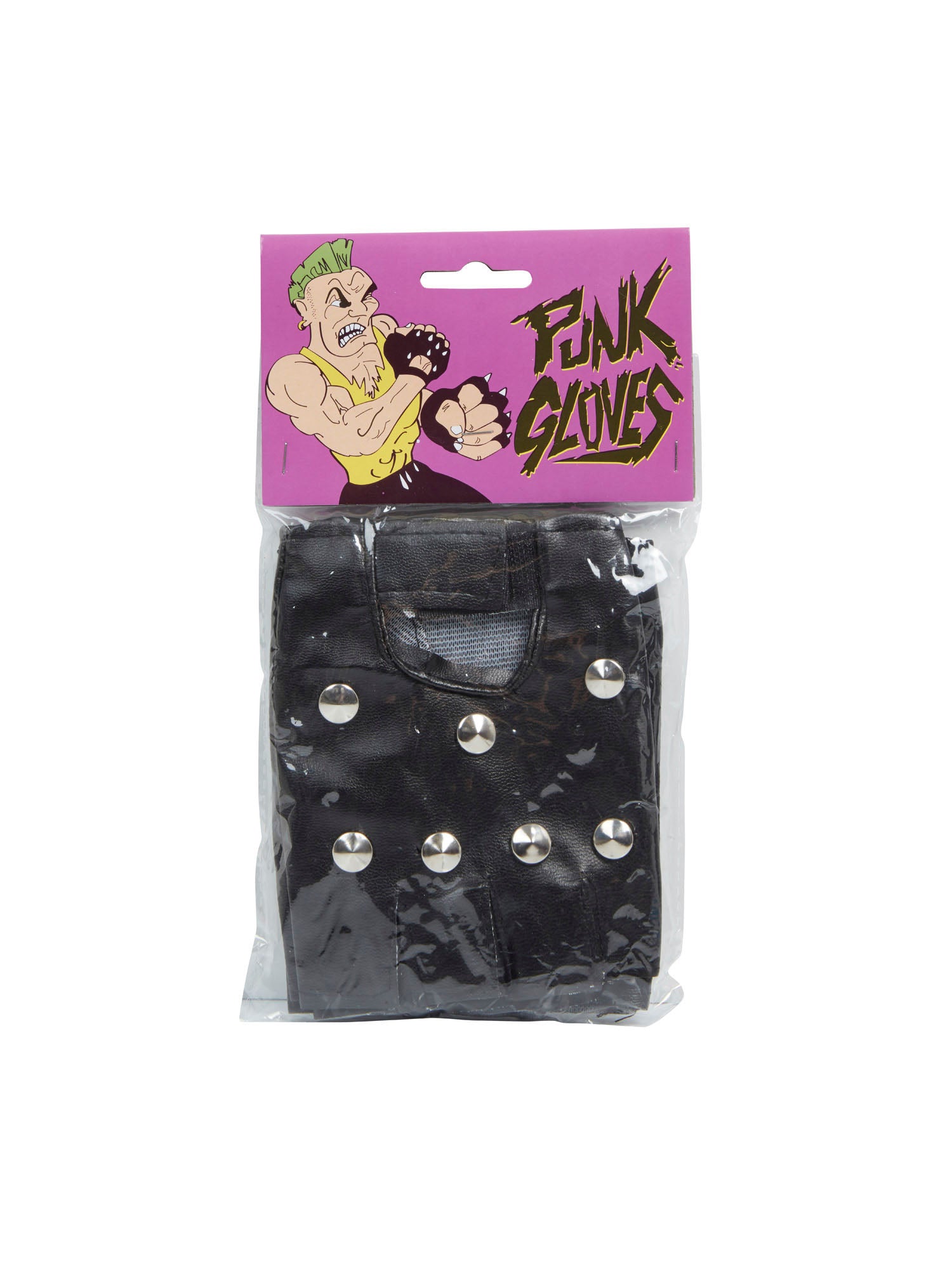 Studded Punk Gloves