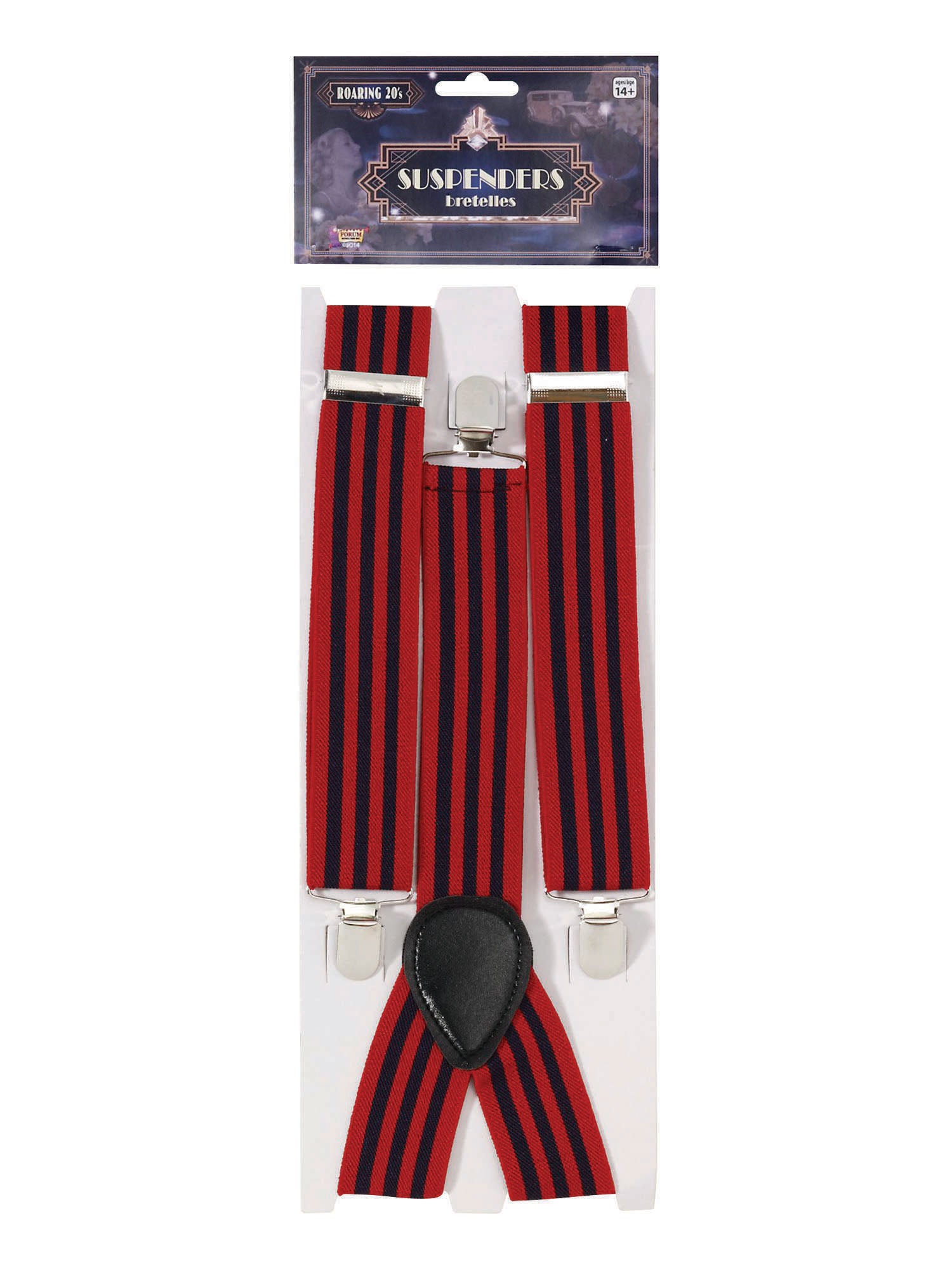 Braces Striped Red/Blue