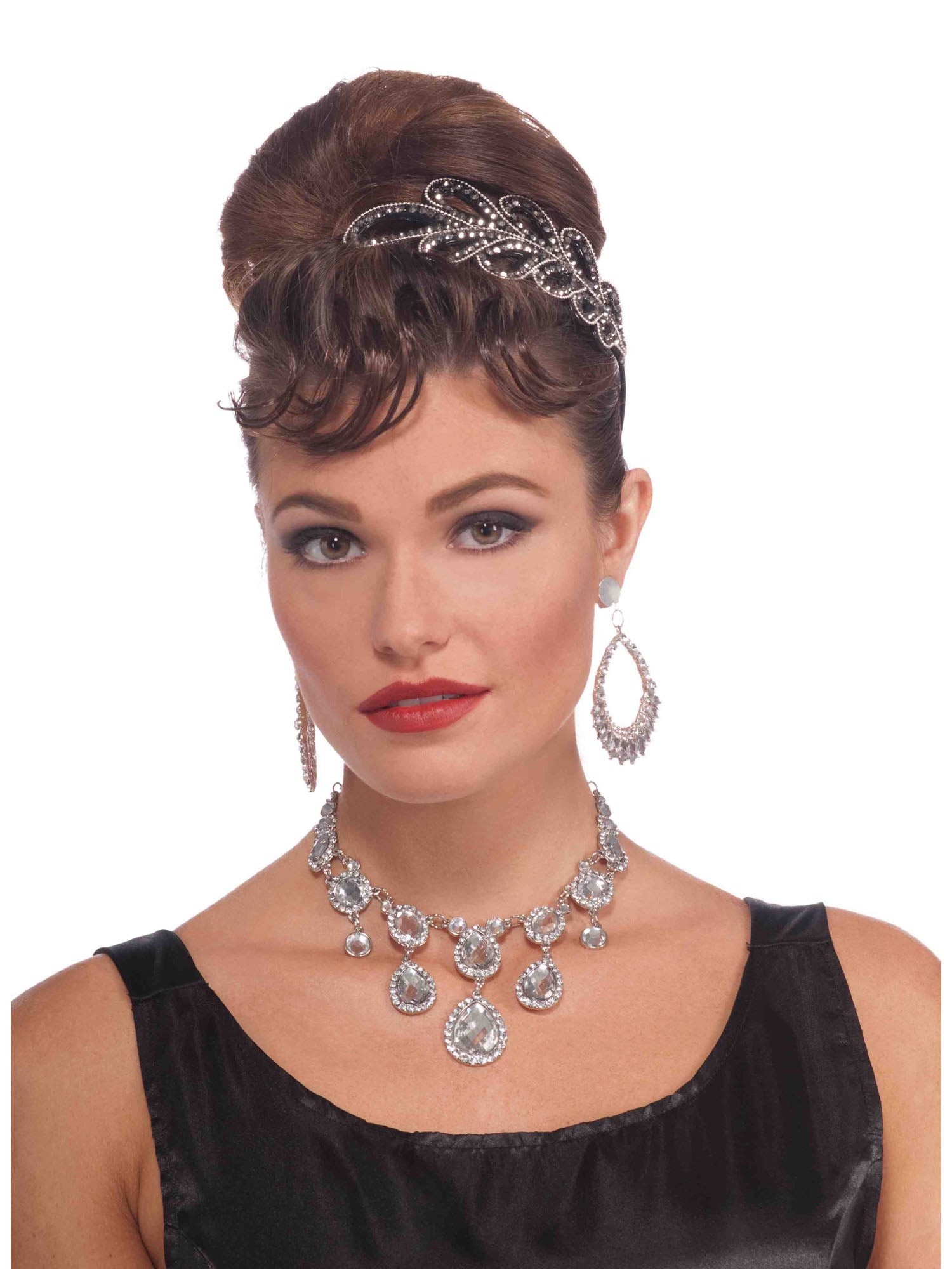 Rhinestone Necklace Vintage