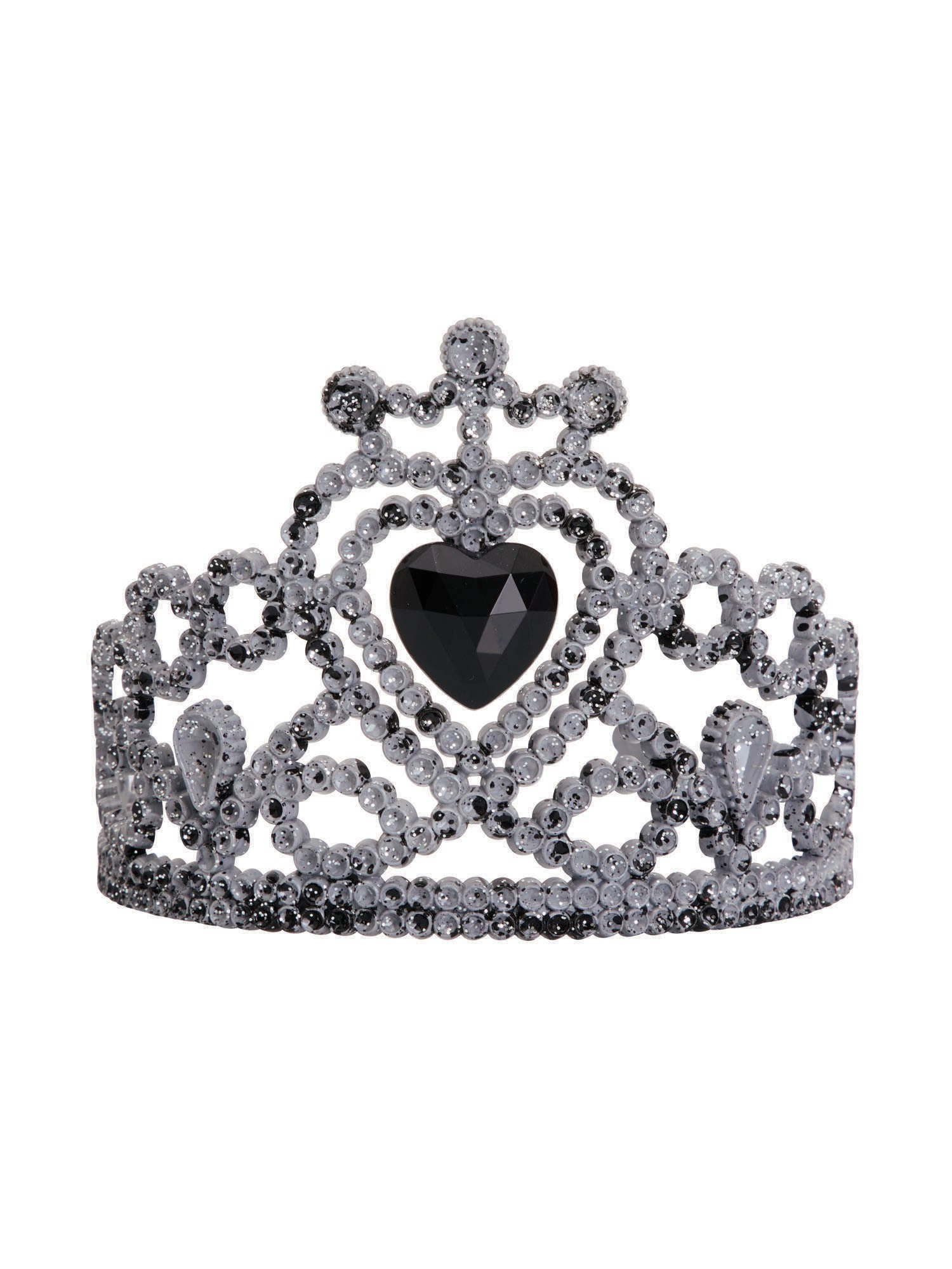 Zombie Tiara W/Black Heart Stone