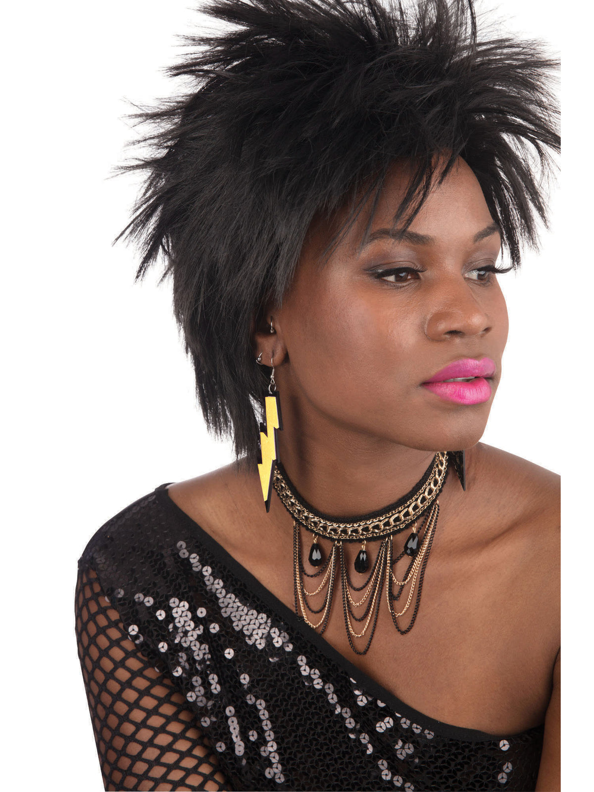 80's Rave Earrings - Yellow 1