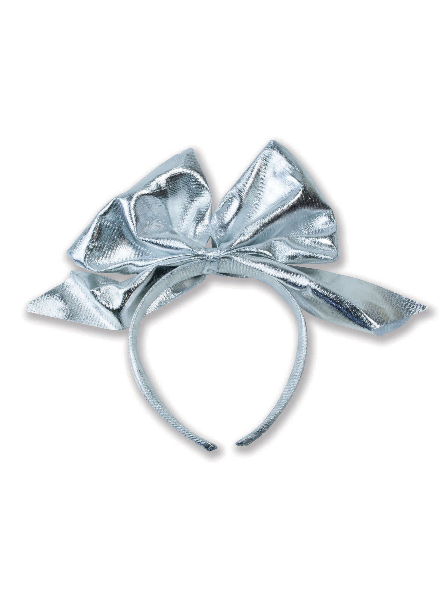 Bow on Headband -Silver