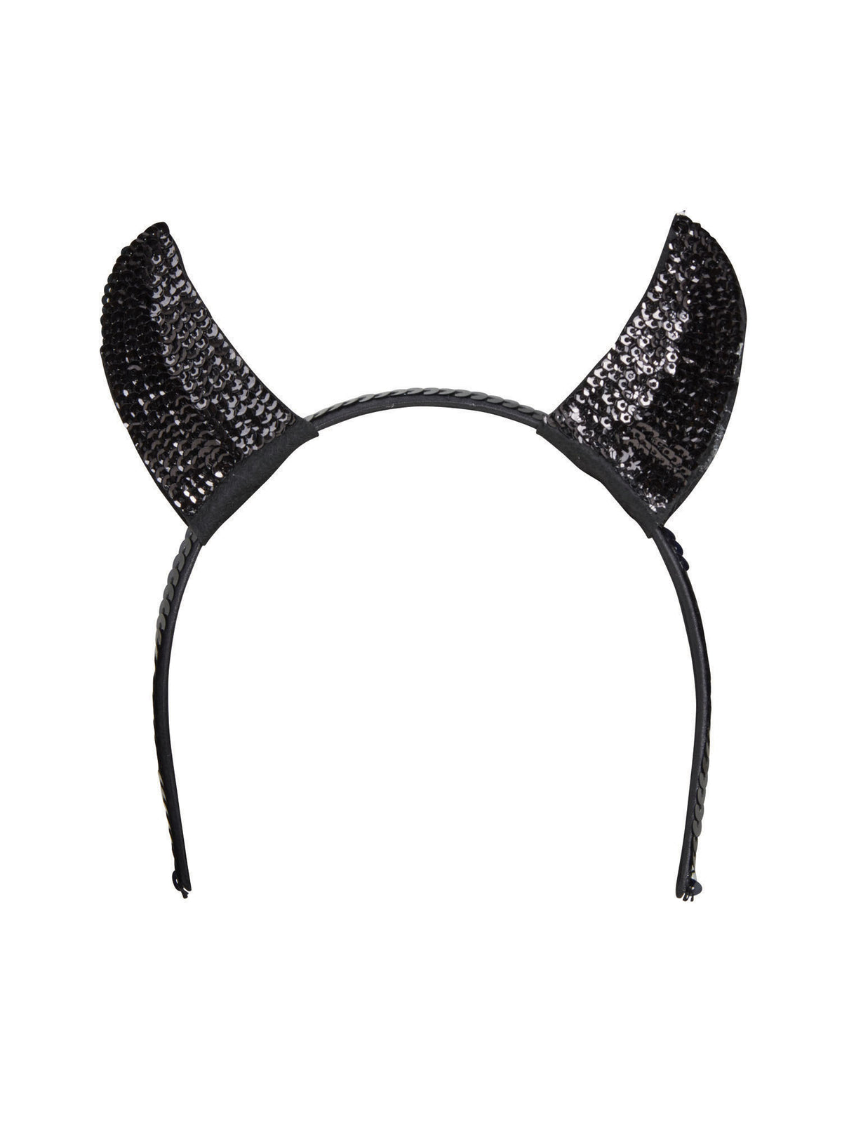 Devil Horns Black Sequin 1