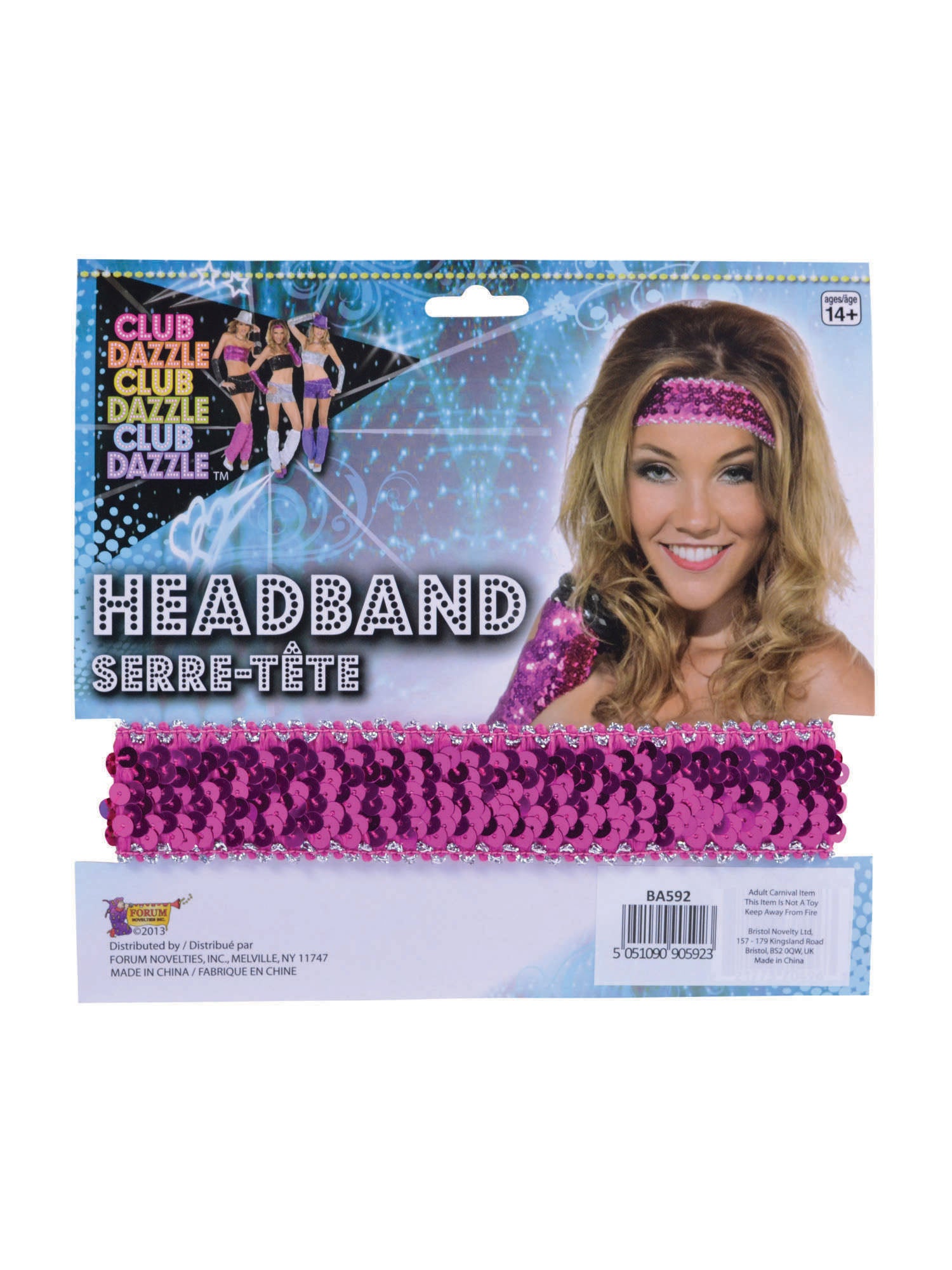 Sequin Headband Pink