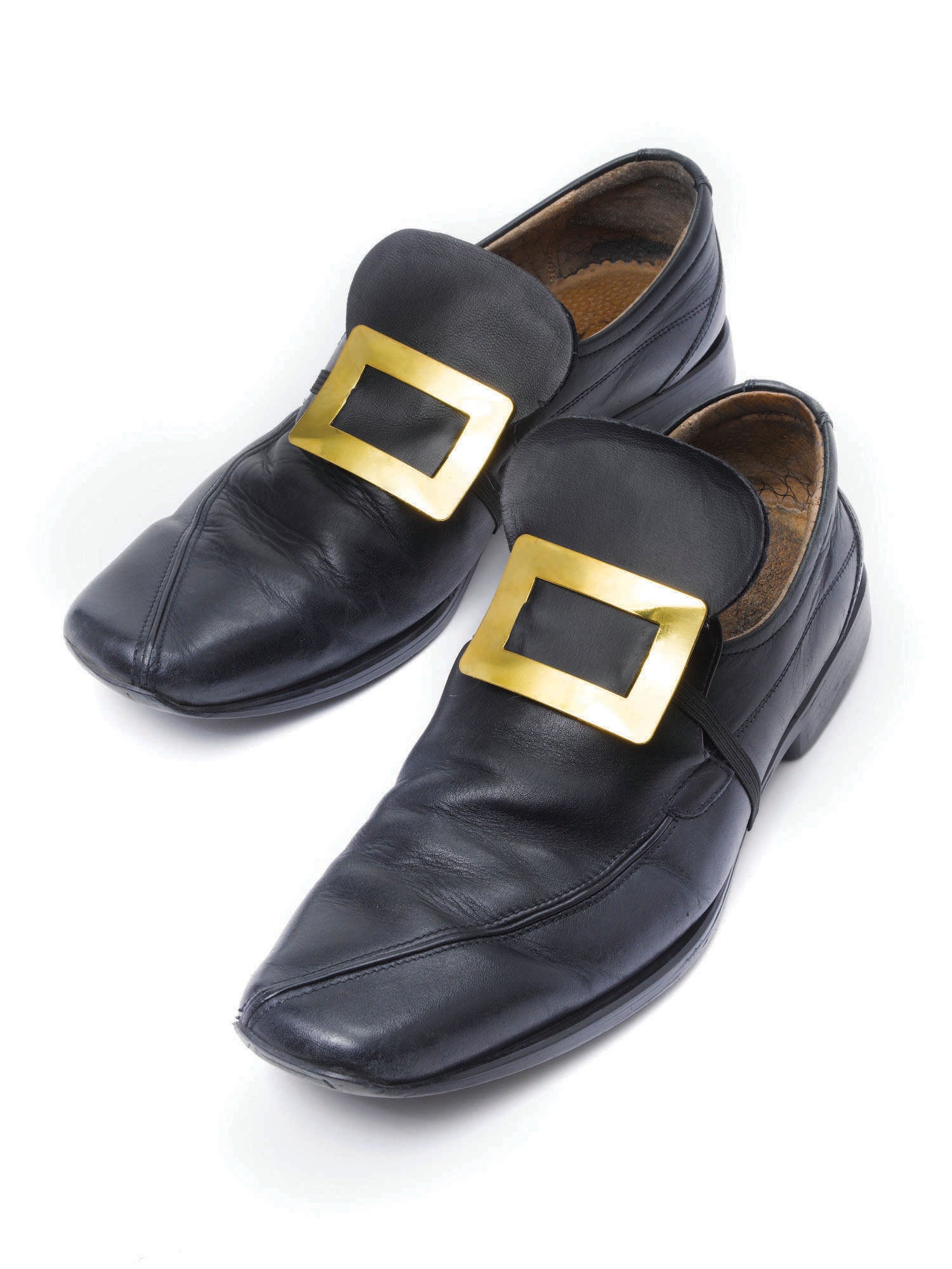 Shoe Buckles (Gold Metal Buckle)