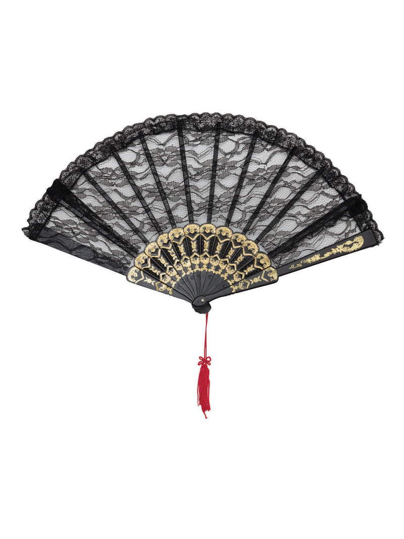 Black Lace Spanish Fan