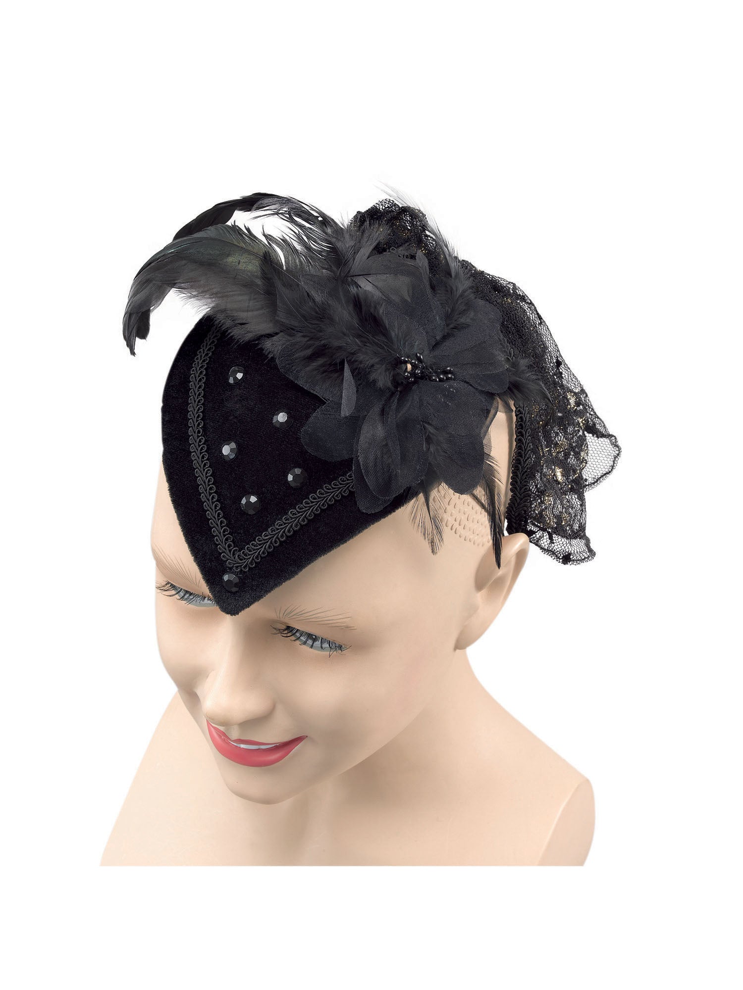 Teardrop Hat, Black Riding Hat