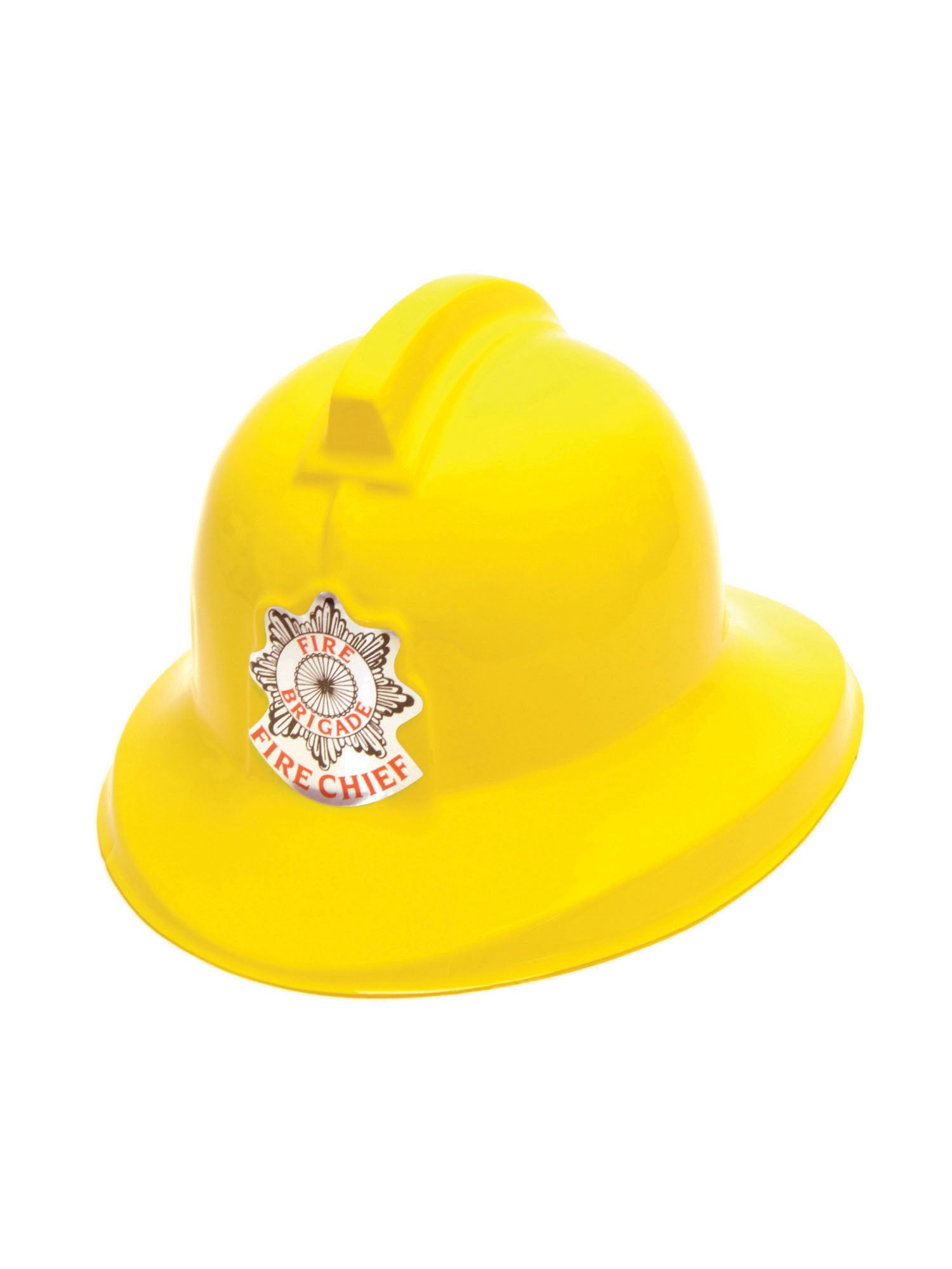 Fireman Helmet Yellow Plastic