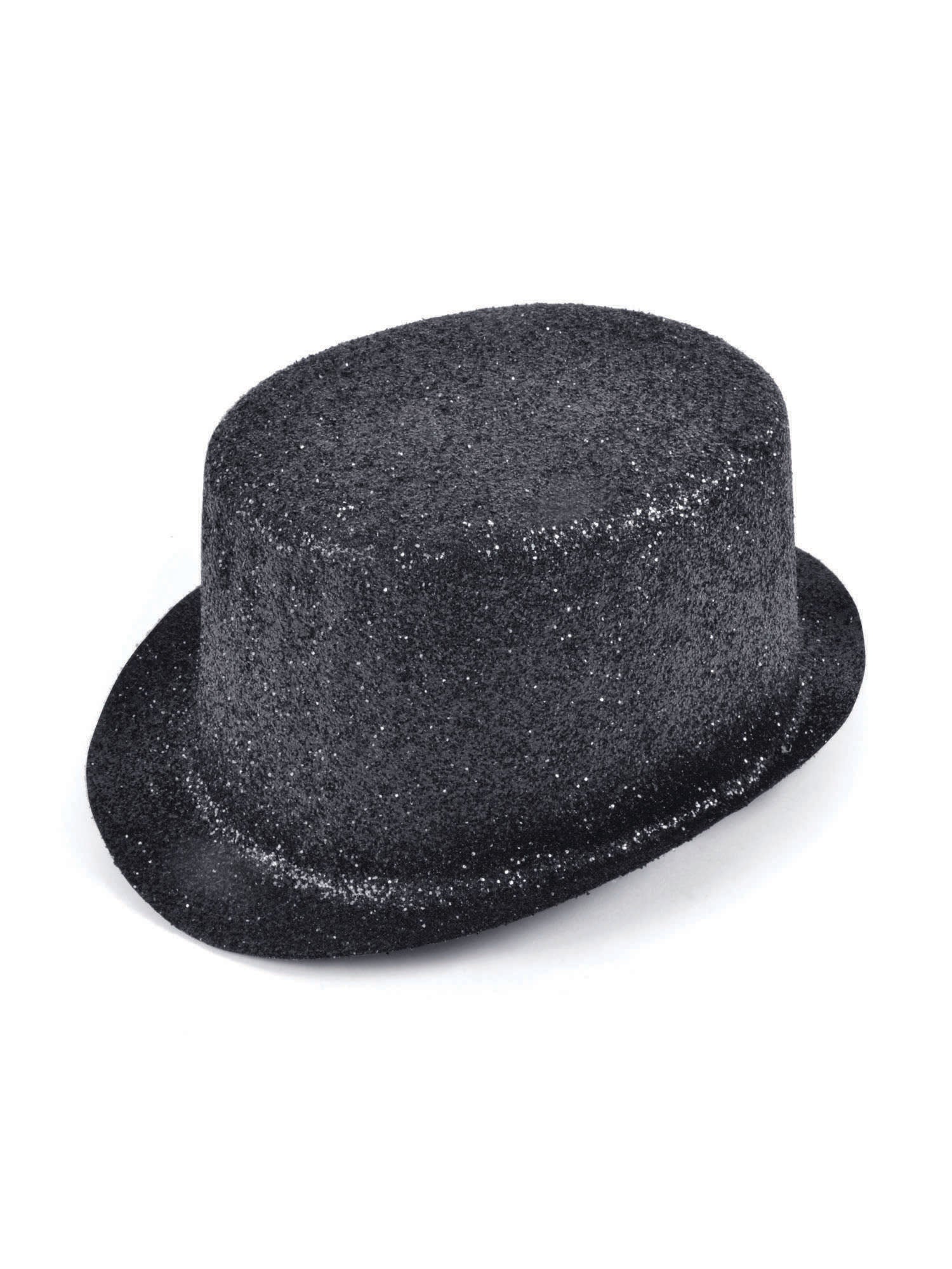Glitter Black Plastic Topper