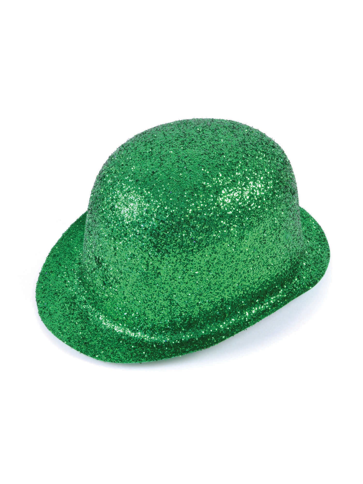 Glitter Green Plastic Bowler