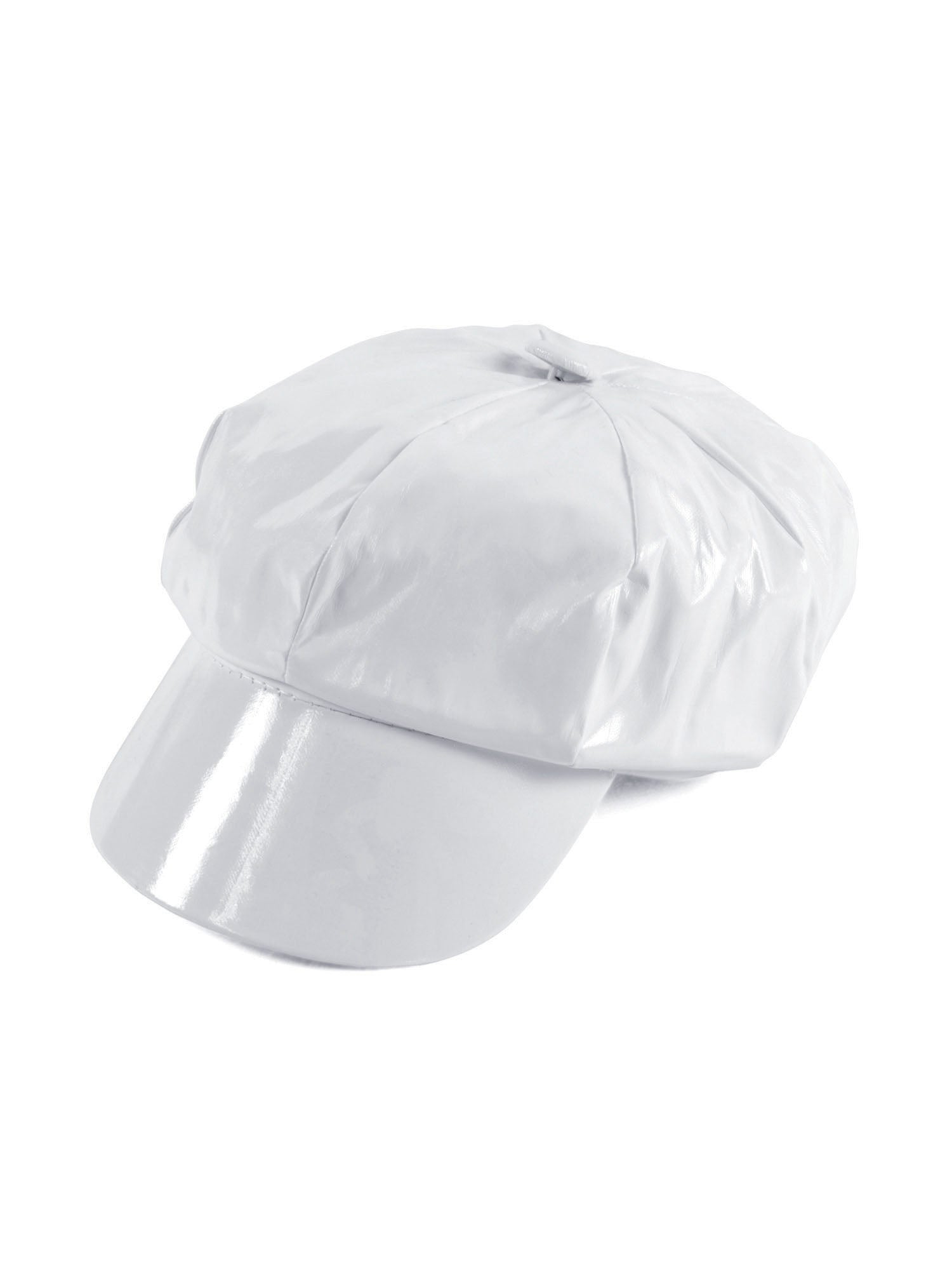 Shiny White Pvc Hat