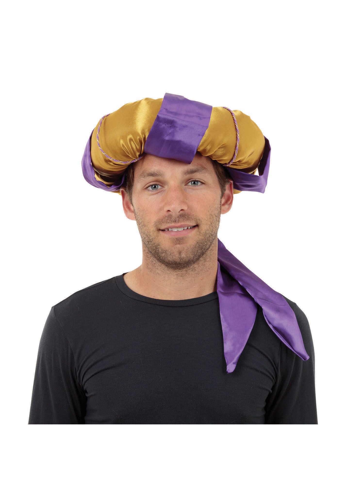 Sultan Hat Purple/Gold