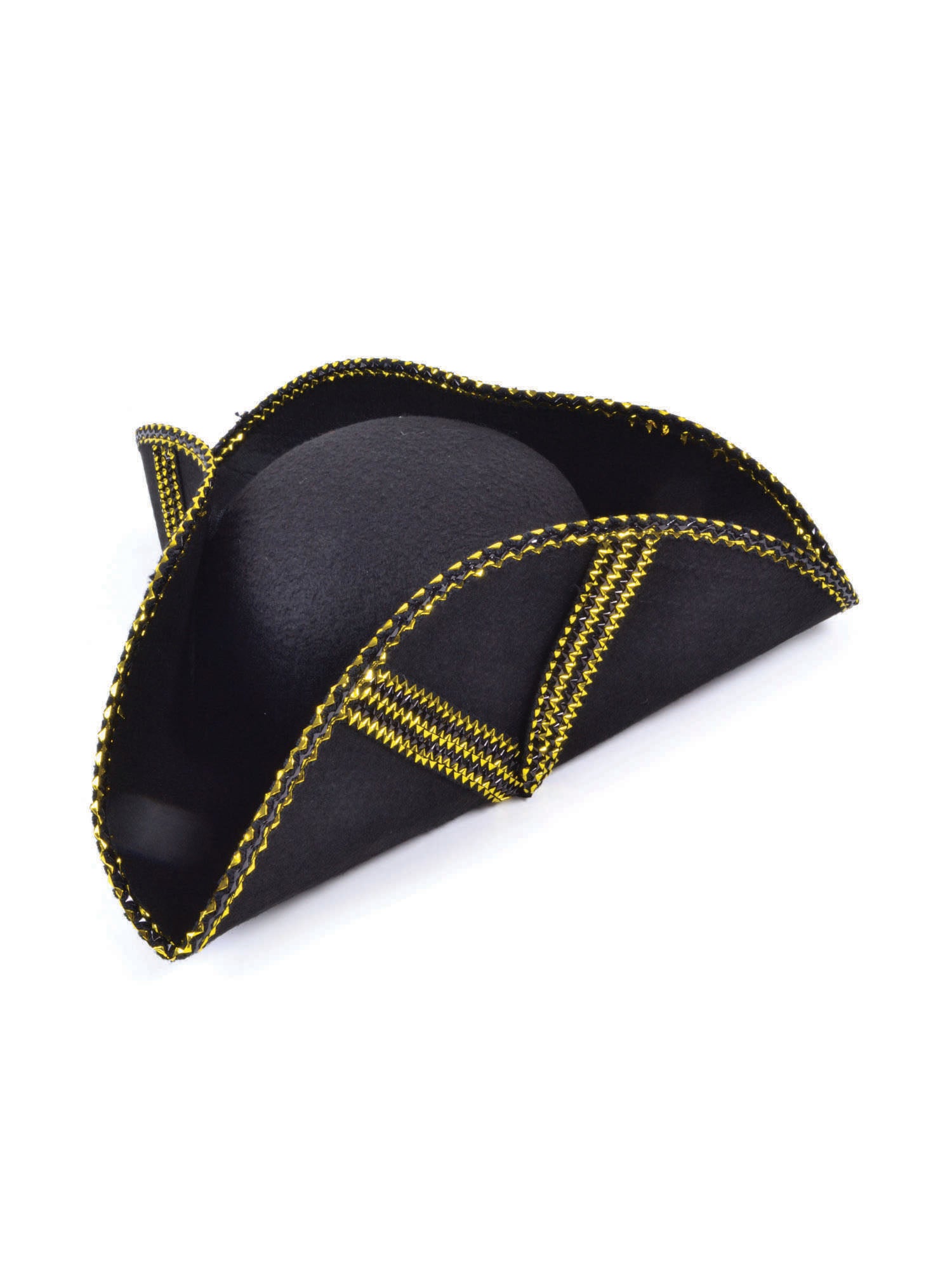 Tricorn Hat With Gold Trim