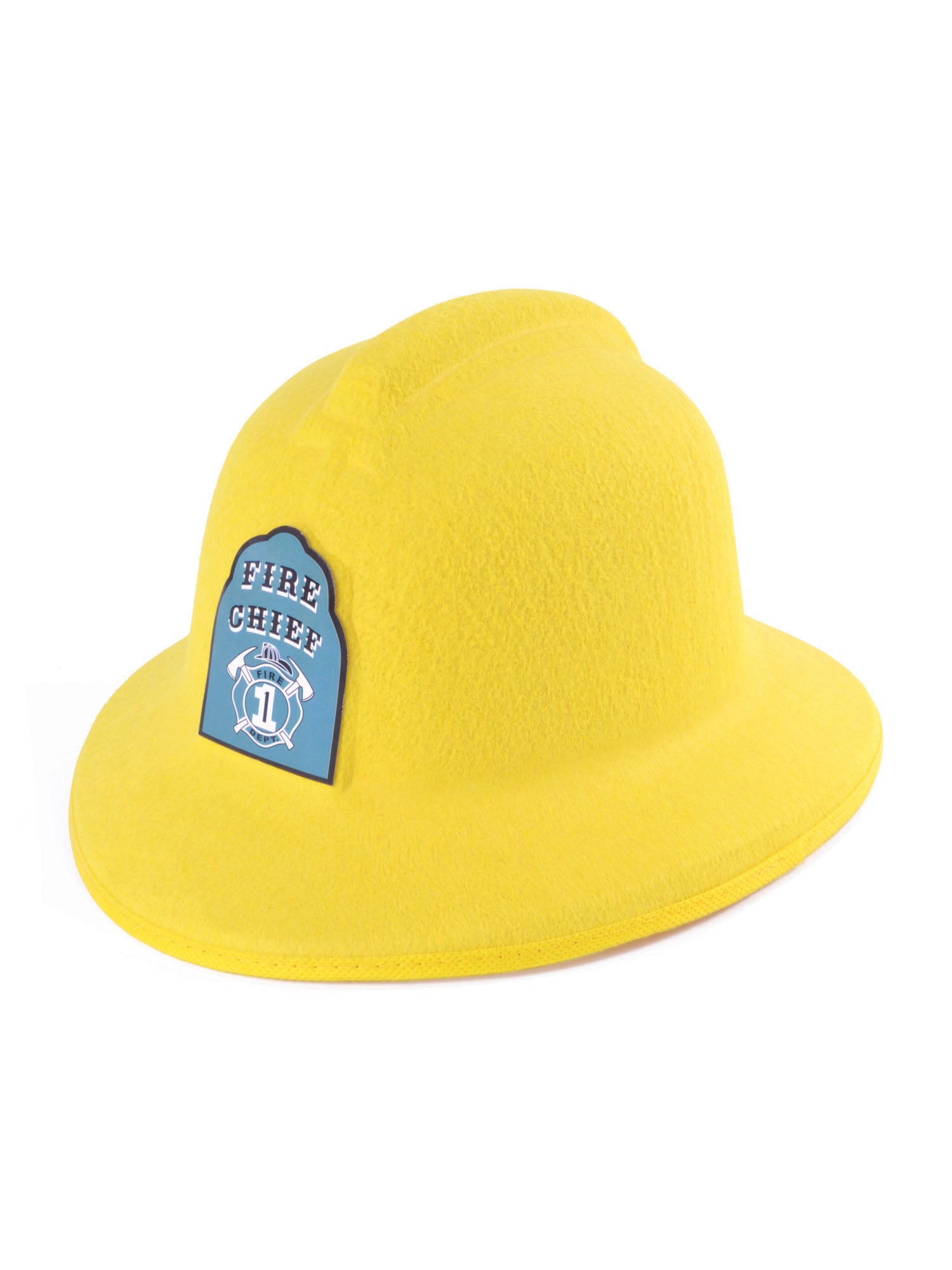 Fireman Helmet. Felt, W/ Badge