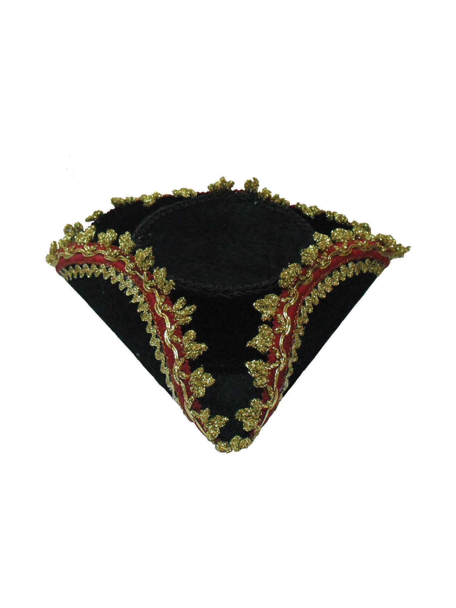 Tricorn Hat Mini + Gold Edge