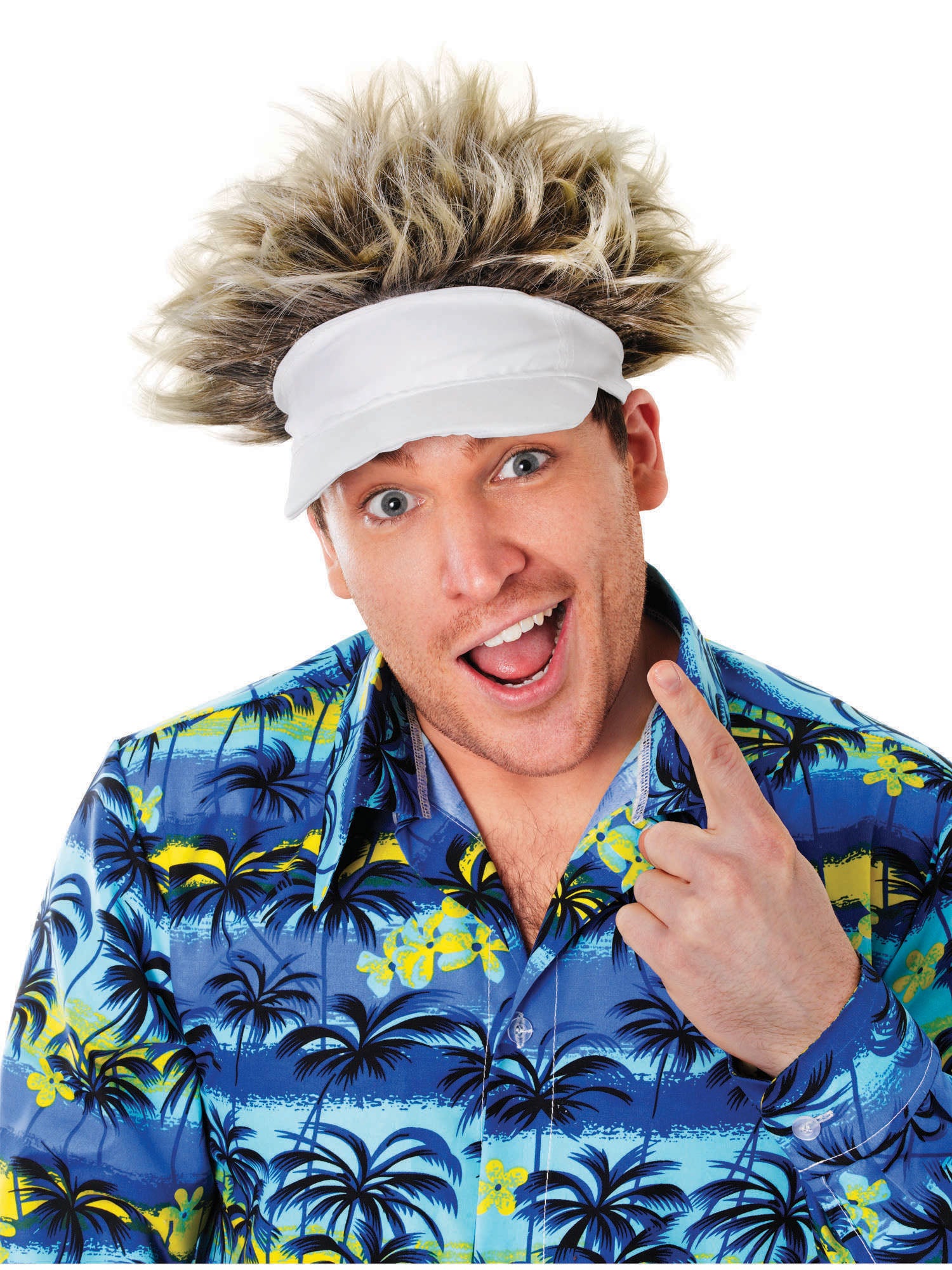 Golfers Visor Cap With Hair