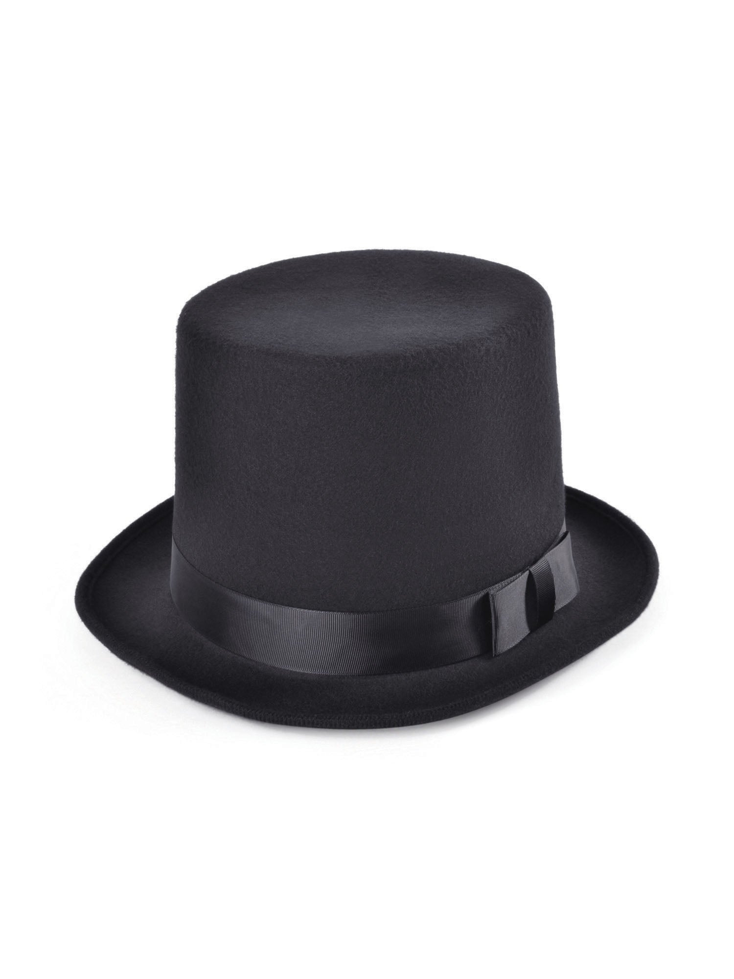 Top Hat Wool Felt Black