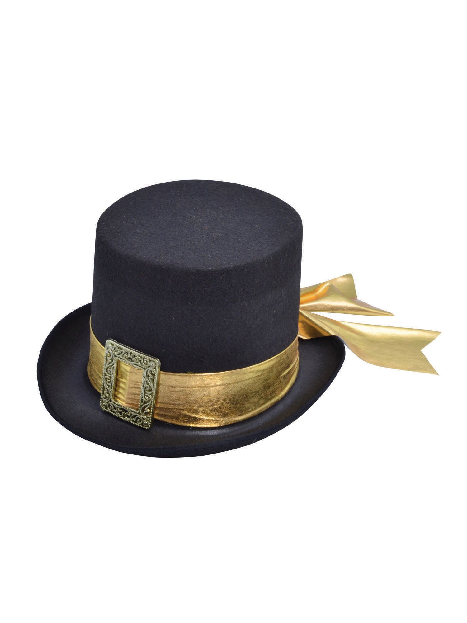 Top Hat Black W/Gold Belt