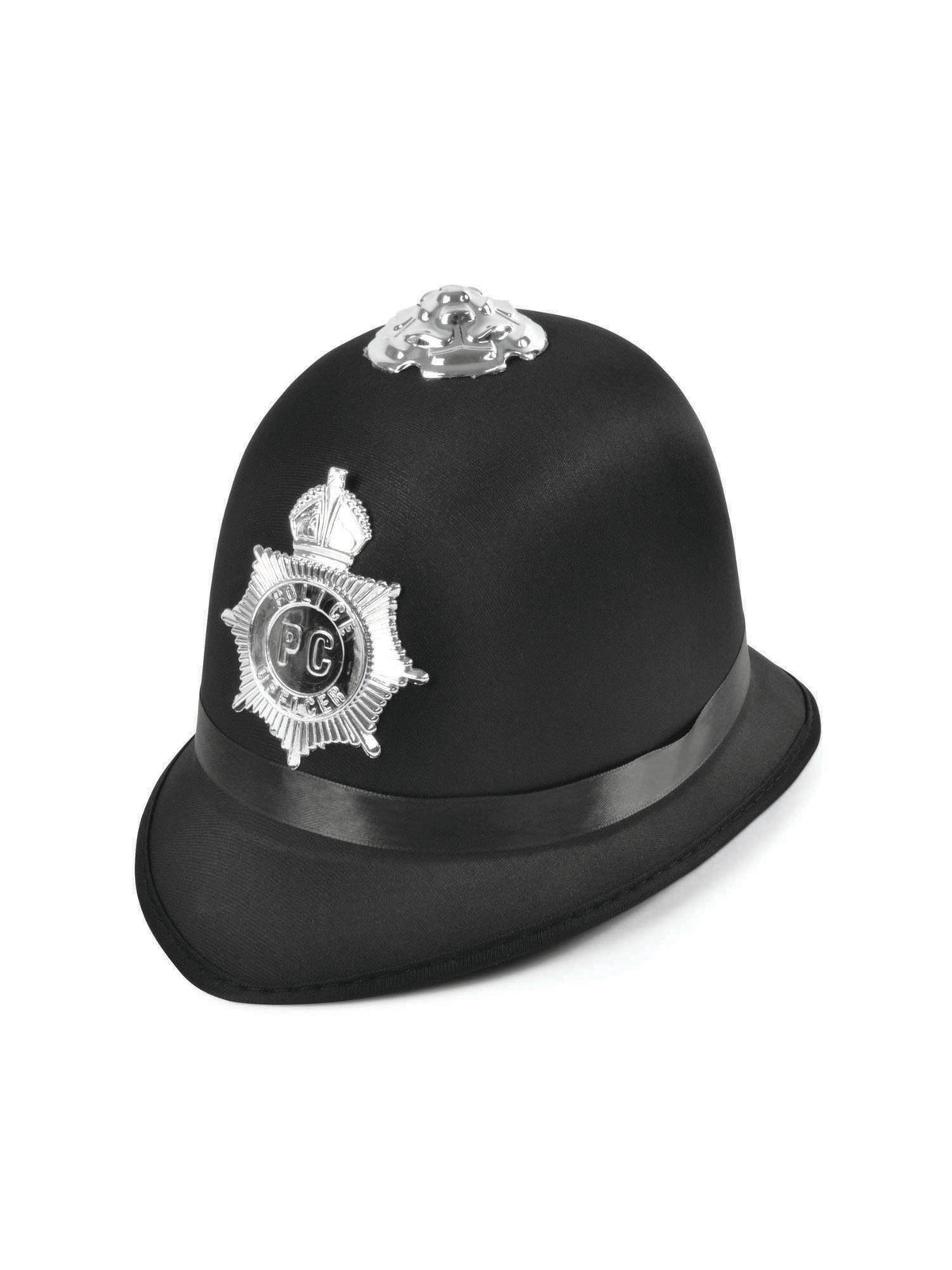 Police Bobby Hat Satin Fabric 1