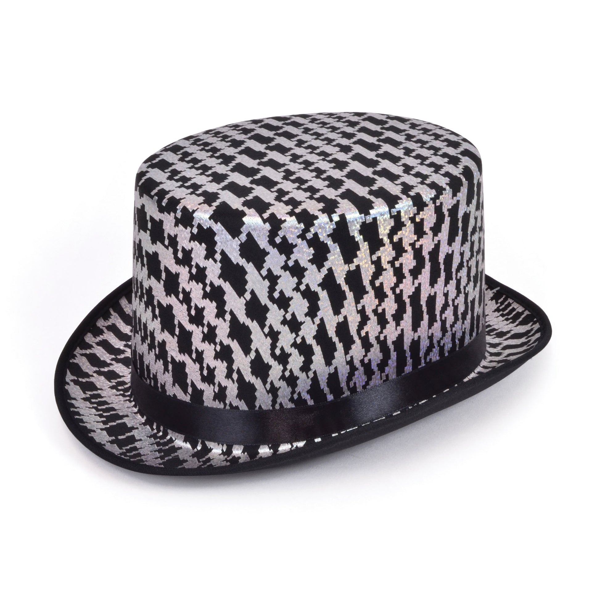 Top Hat Silver And Black