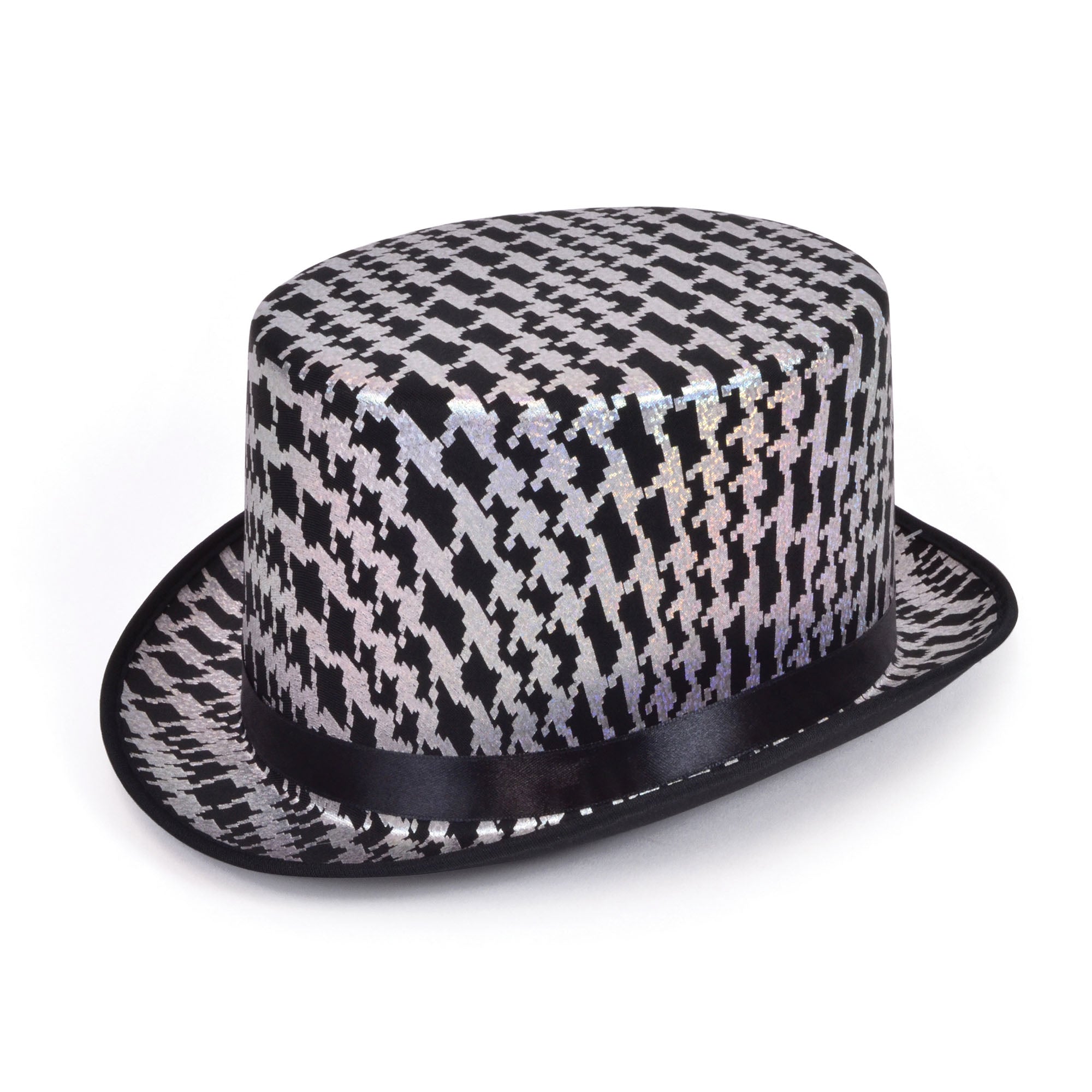 Top Hat Silver And Black