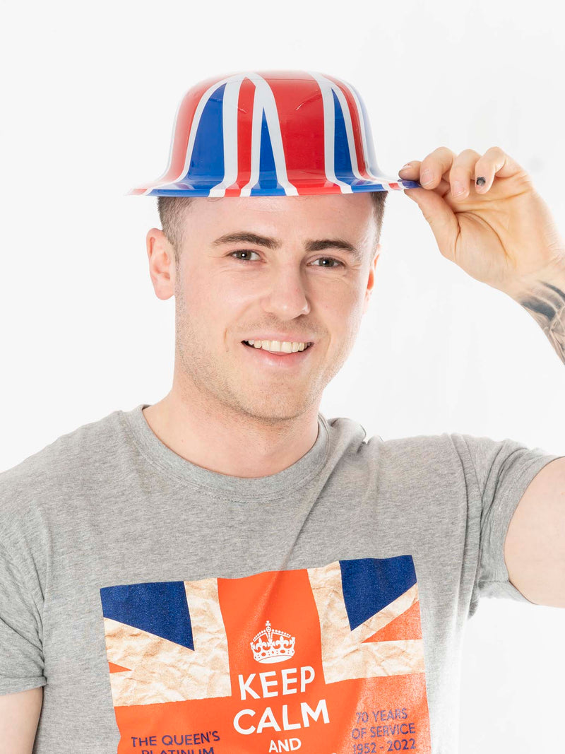 Union Jack Bowler Hat