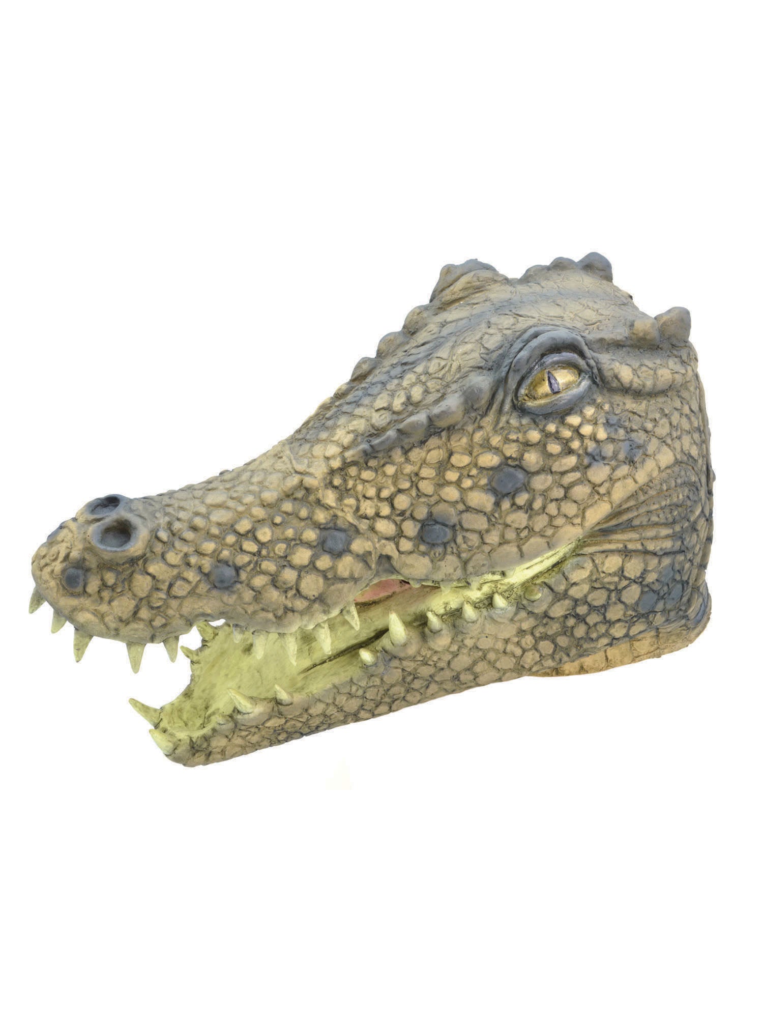 Rubber Overhead Crocodile Mask