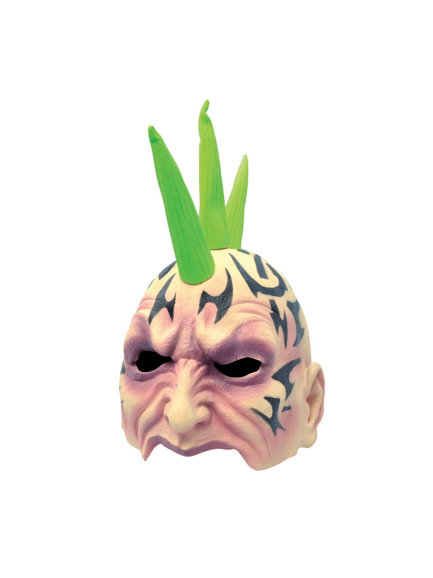 Tattoo Mohawk Mask (Half Face) ***