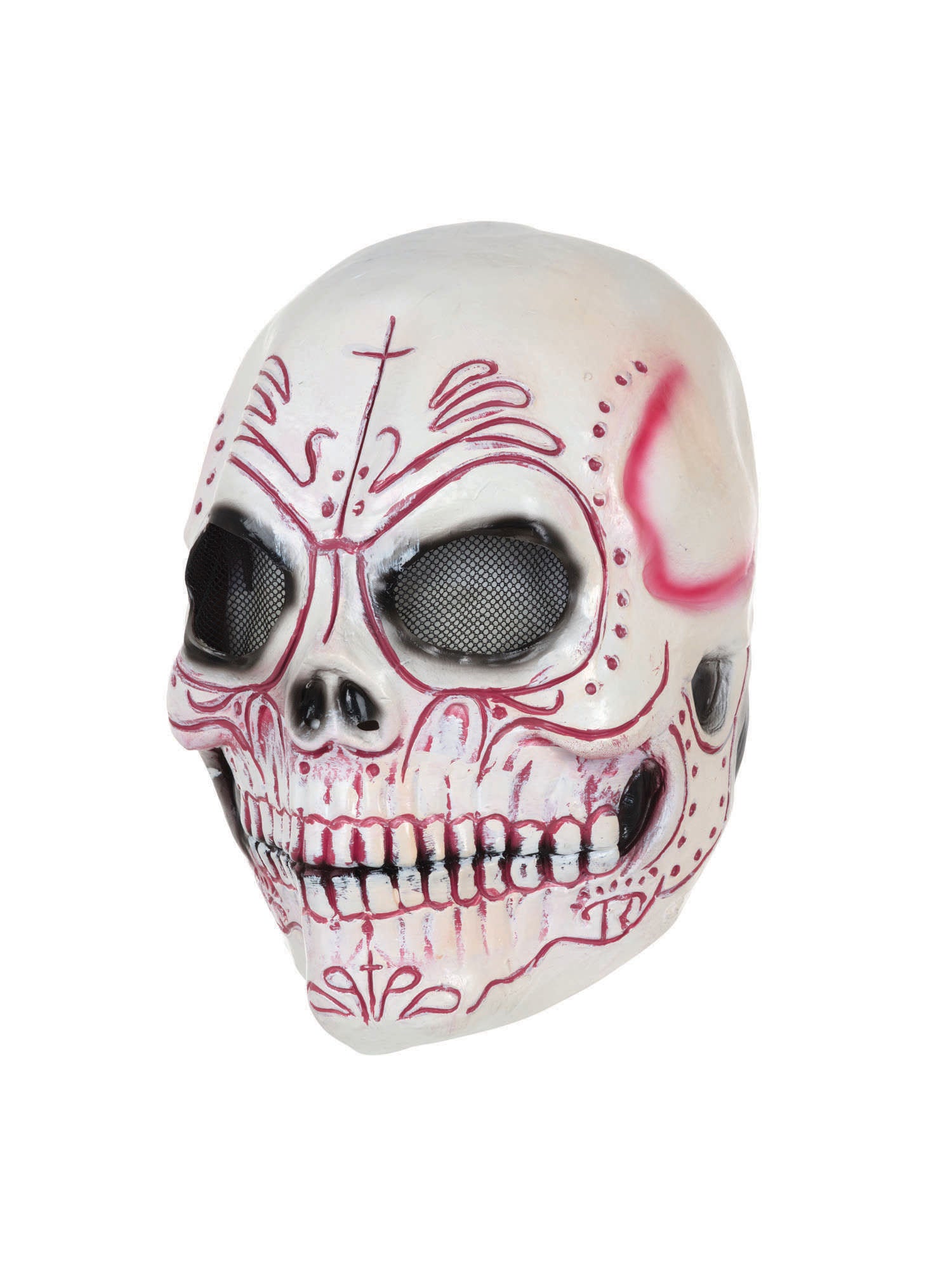 Skull Mask Colourful Latex***