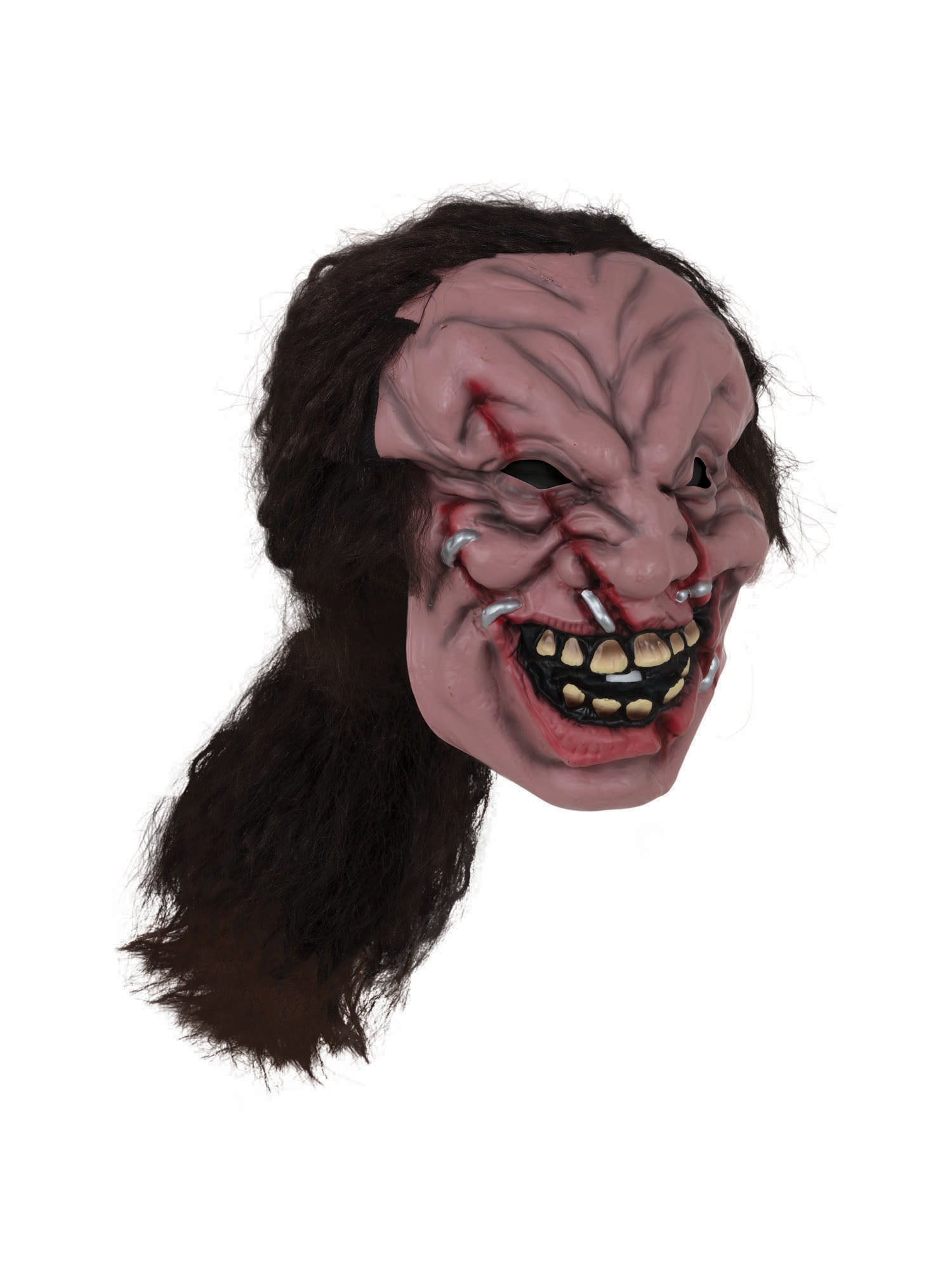 Zombie Mask W/Hair***