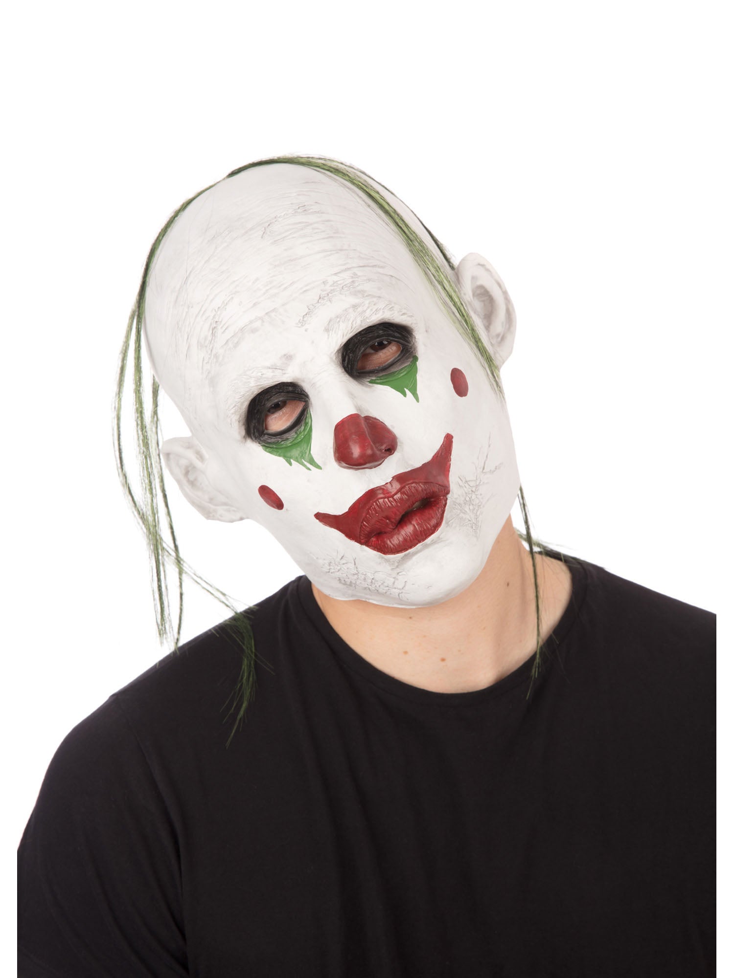 Realistic Clown With Hair Mask