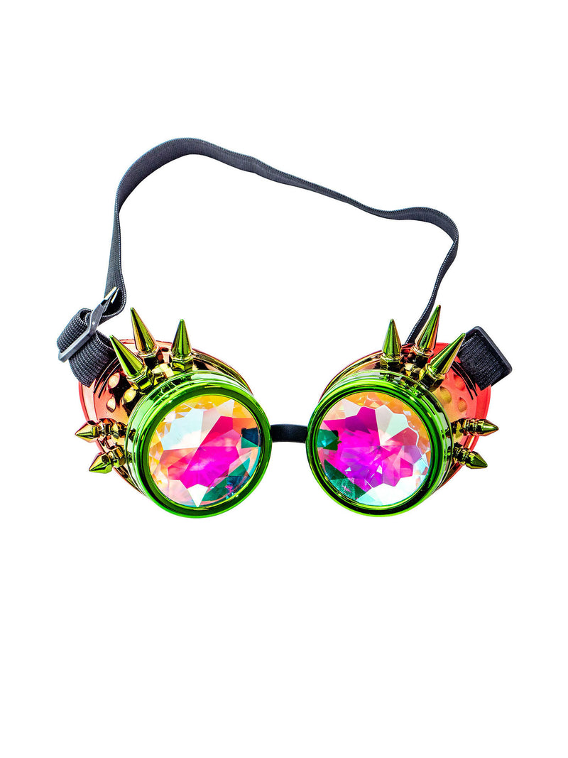 Kaleidoscope Goggles Green & Red
