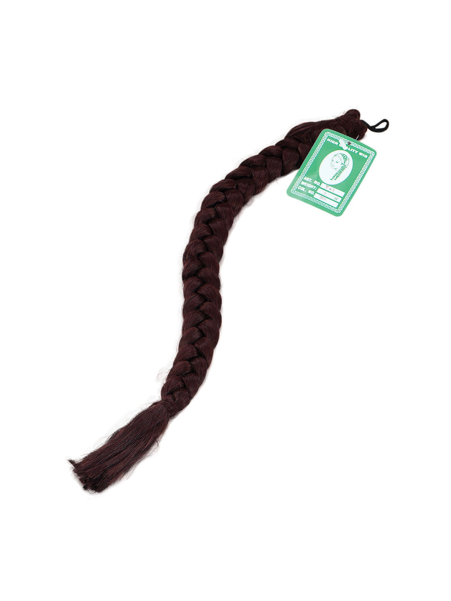 Plait. 20in Brown