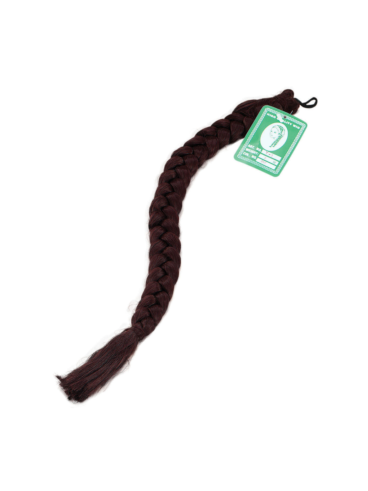 Plait. 20in Brown 1