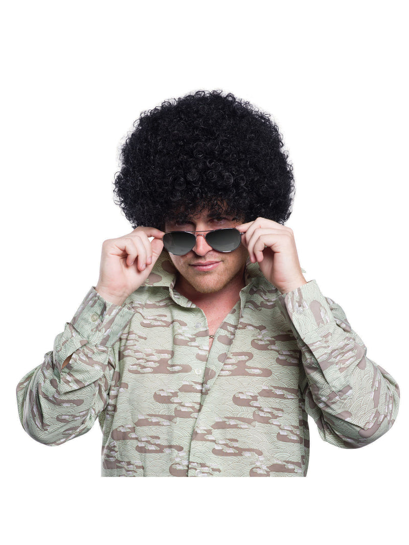 70's Afro Black