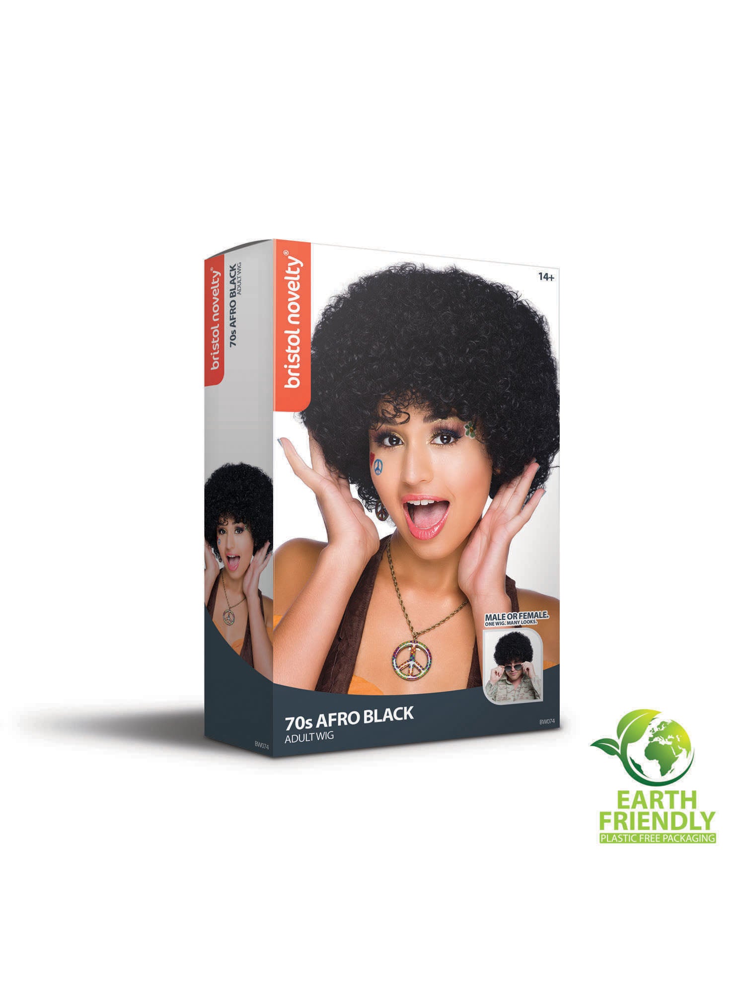 70's Afro Black