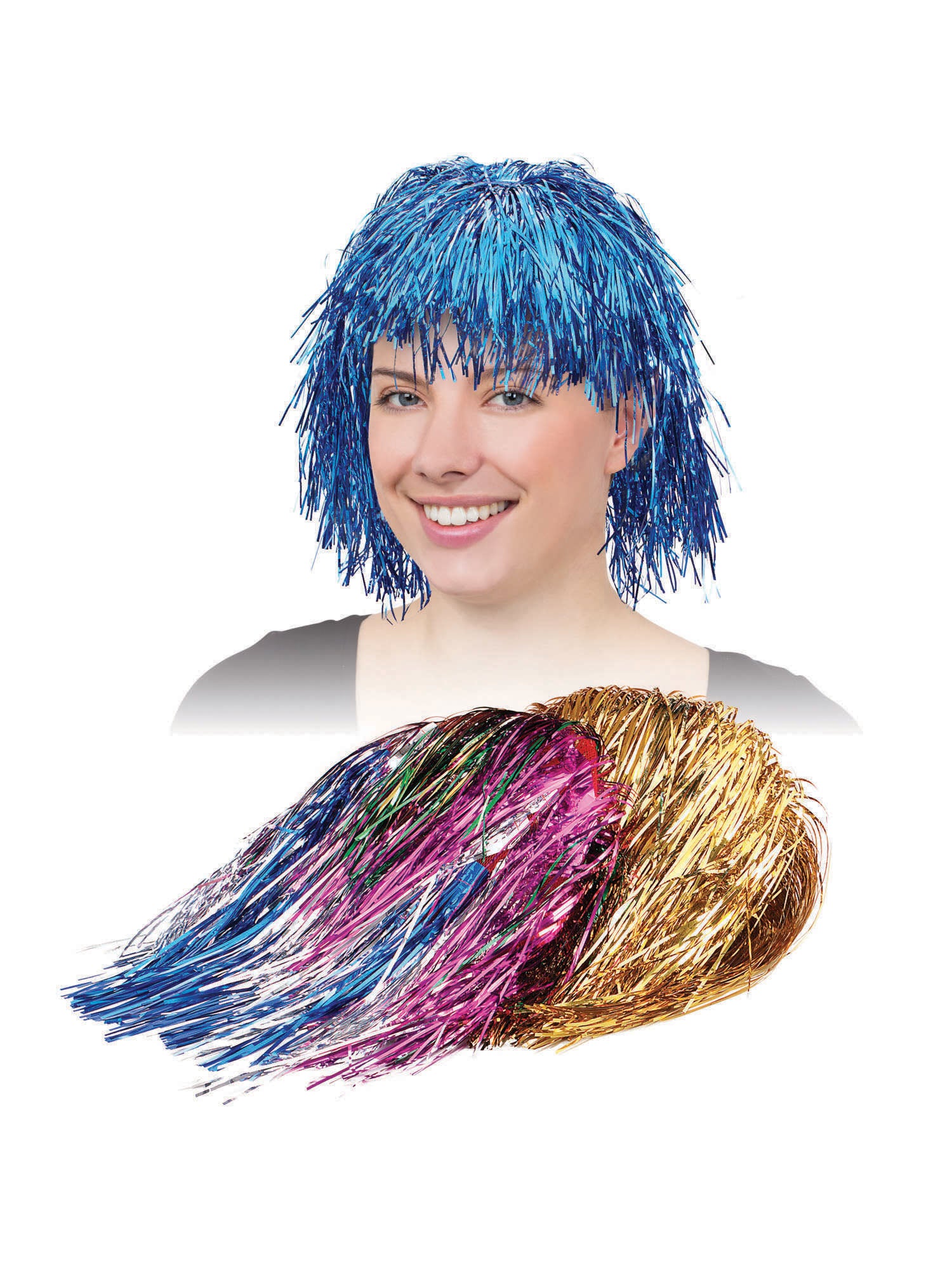 Tinsel Wig. Gold